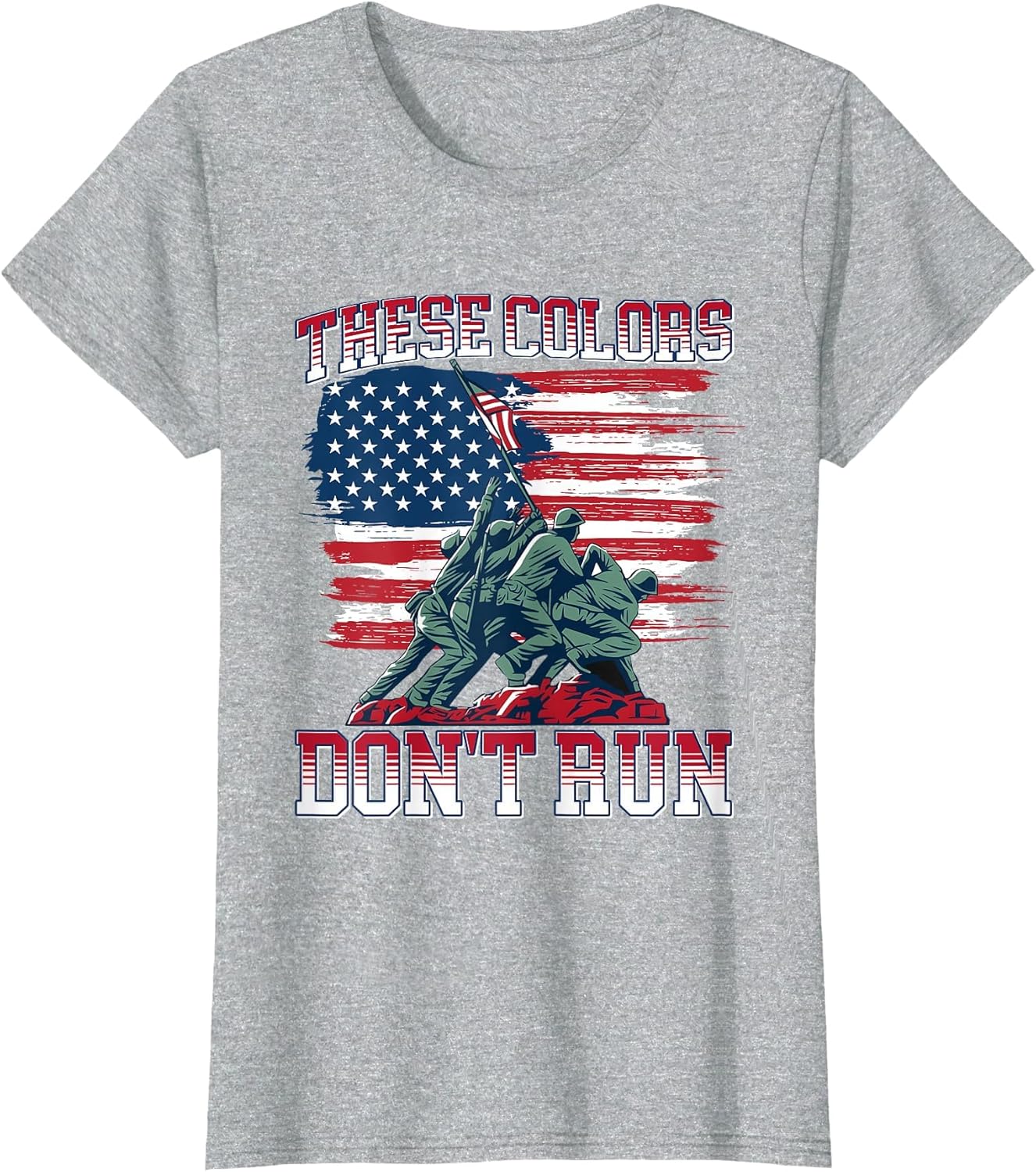 These Color Don't Run American Flag