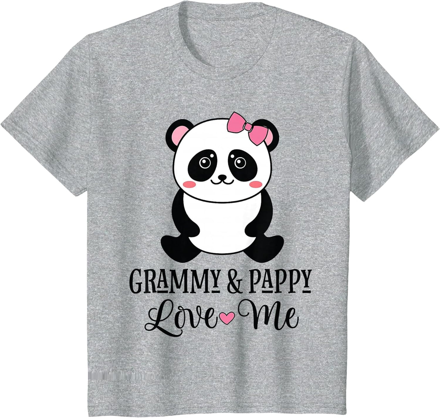Kids Grammy and Pappy Love Me Grandchild Panda