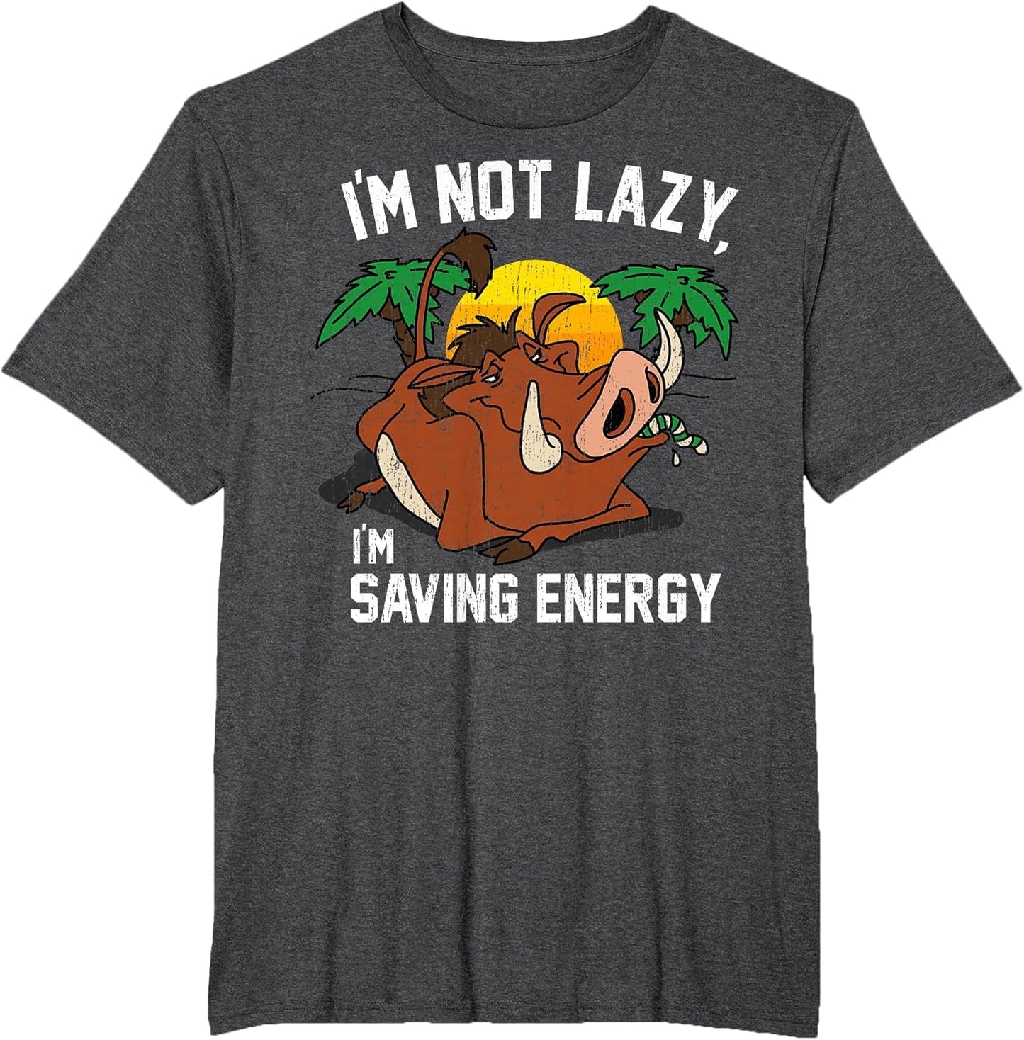 Disney Lion King Lazy Pumbaa Graphic
