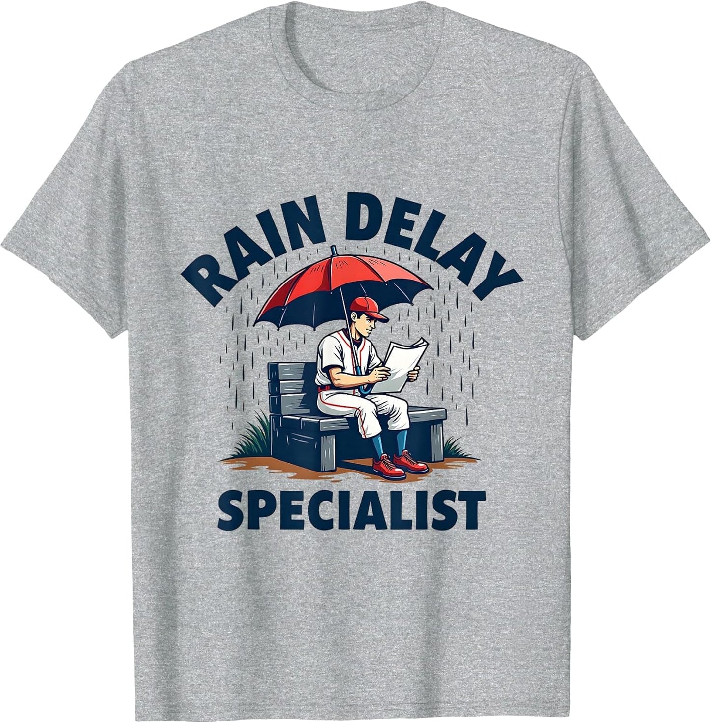 Rain Delay Specialist Funny Baseball Design