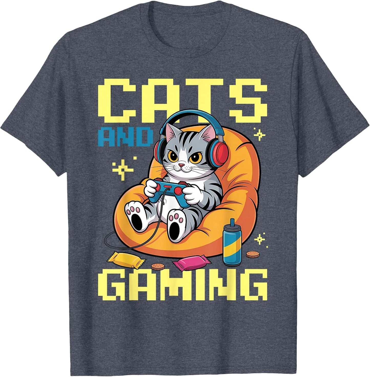 Gamer Gaming Cat Video Game