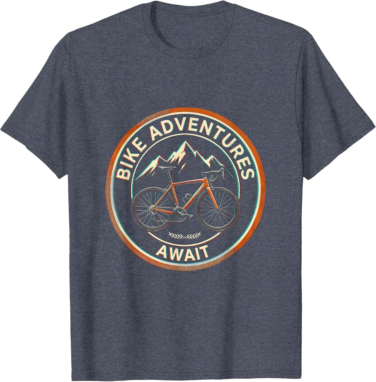 Bike Adventures Await Cycling Graphic Design