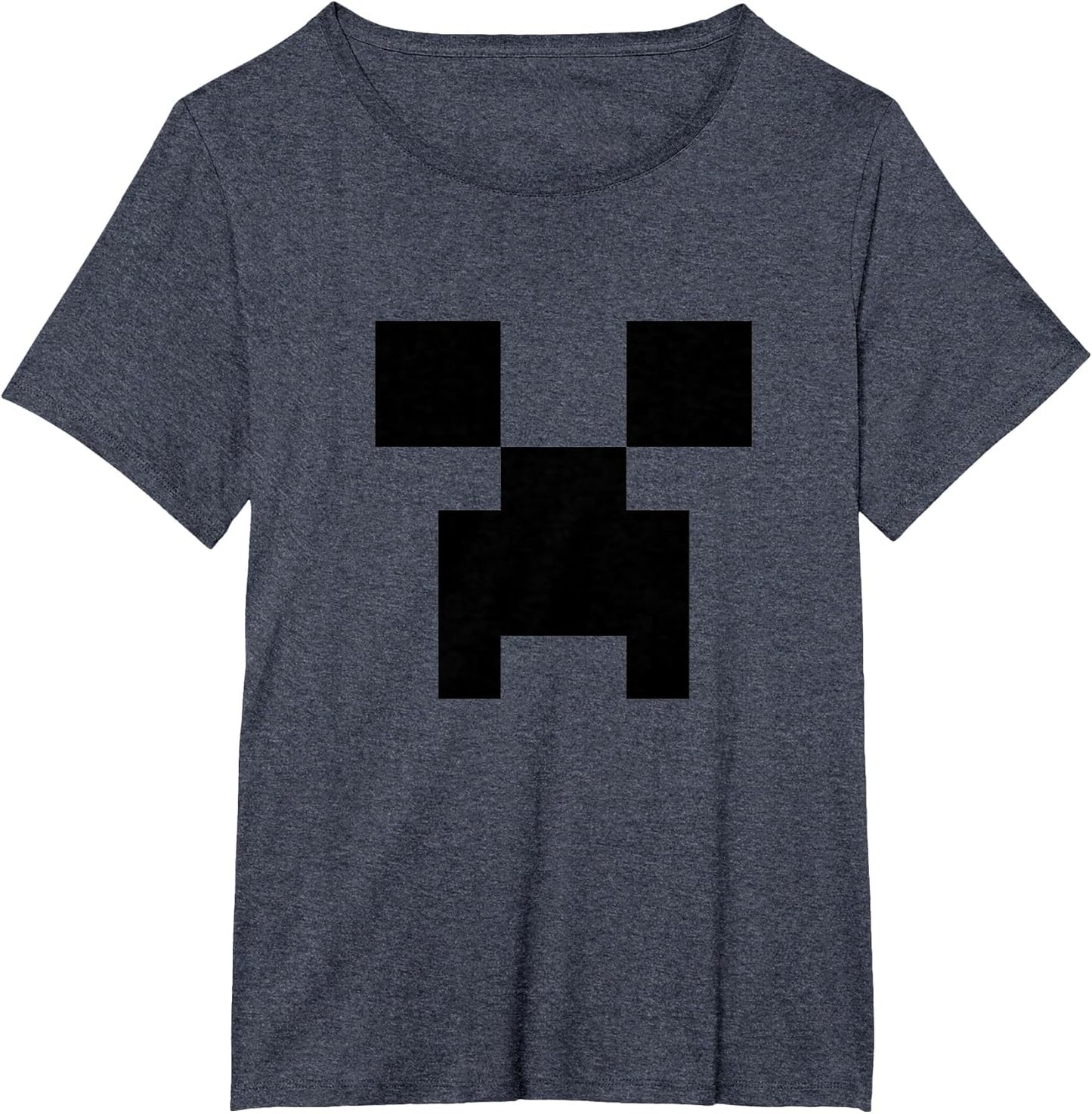 Minecraft Minimalist Big Creeper Face Pixel