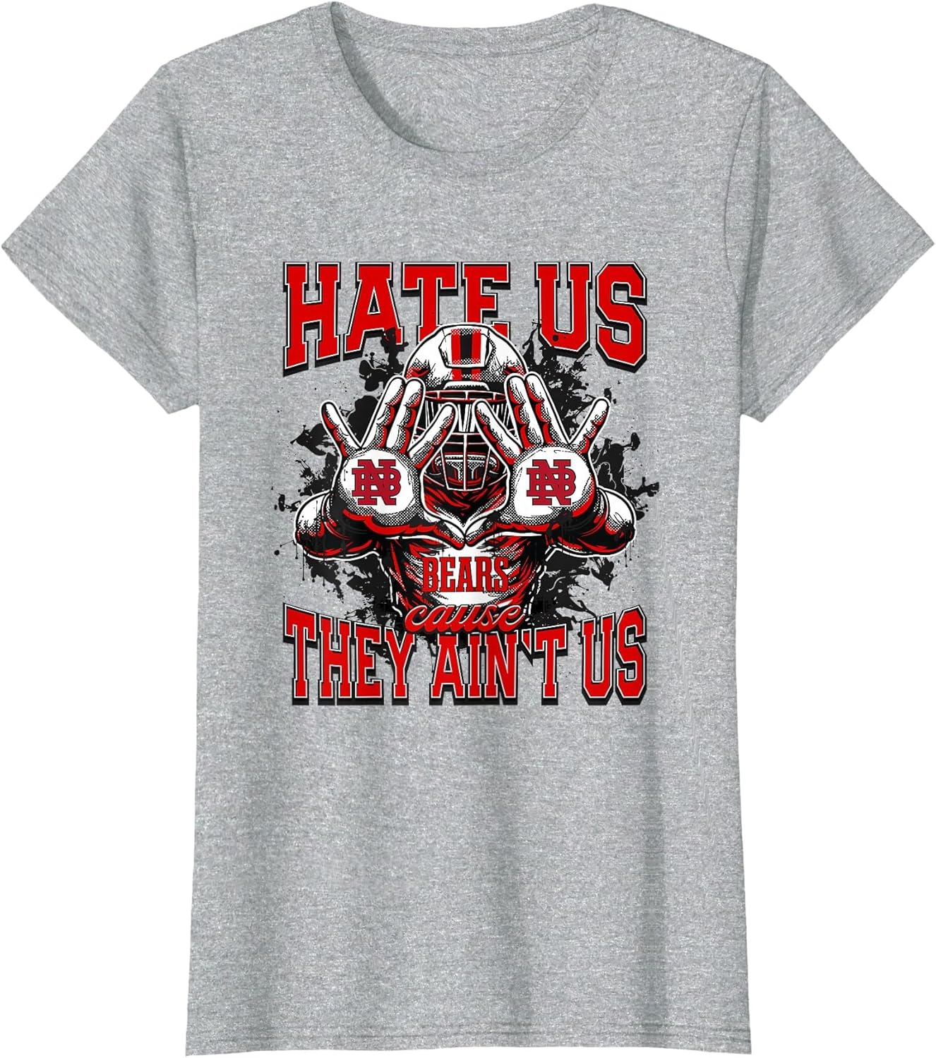 New Bern Bears Logo Hate Us Cause They Ain't HS