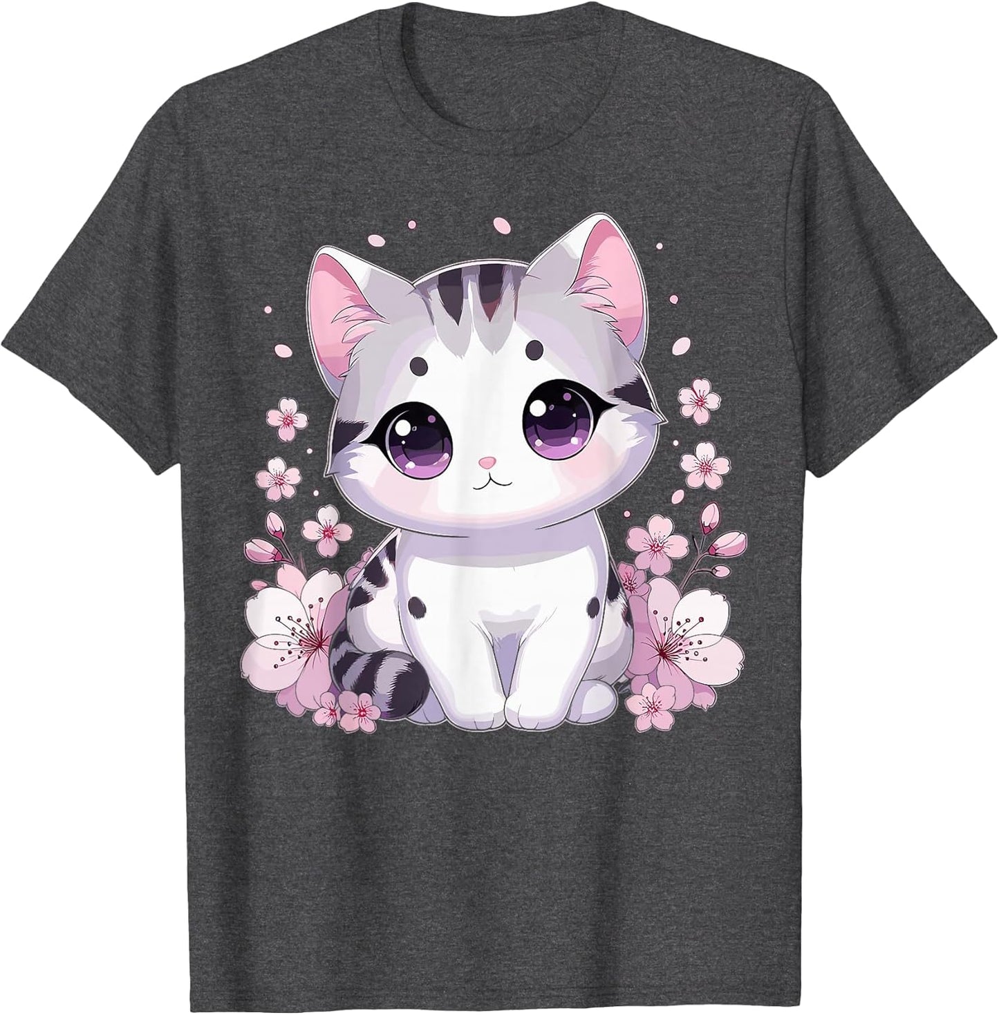 Cat Cherry Blossoms Cute Cat