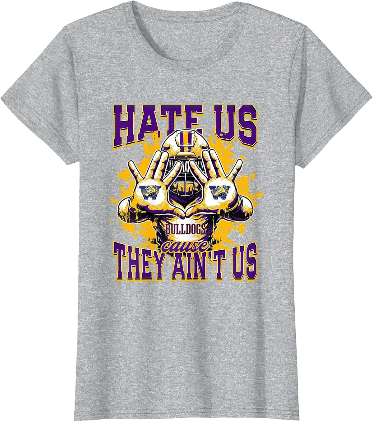 Wylie Bulldogs Logo Hate Us Cause They Ain't HS