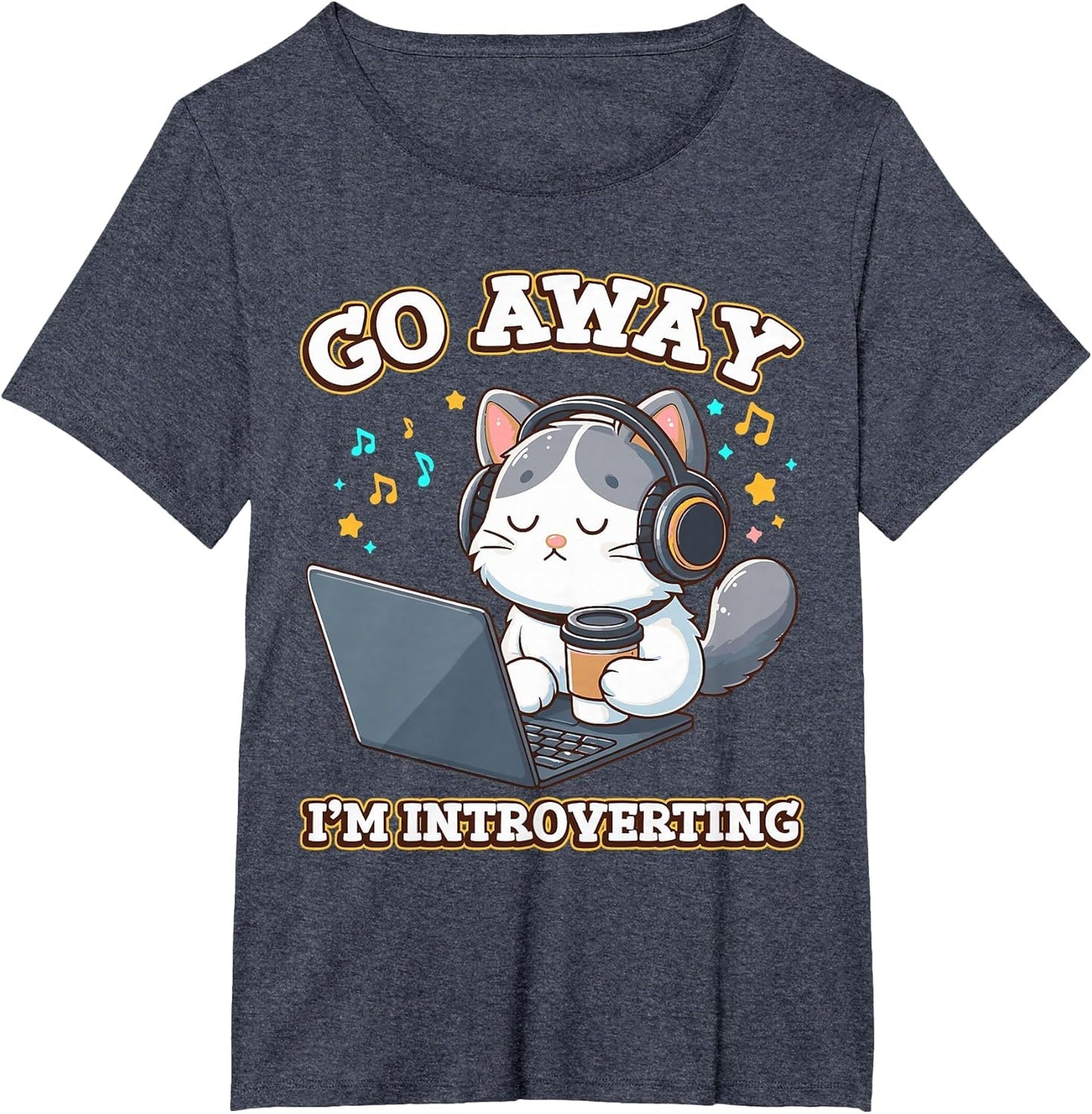 Go Away I´m Introverting Cat Lover's Cat Mom