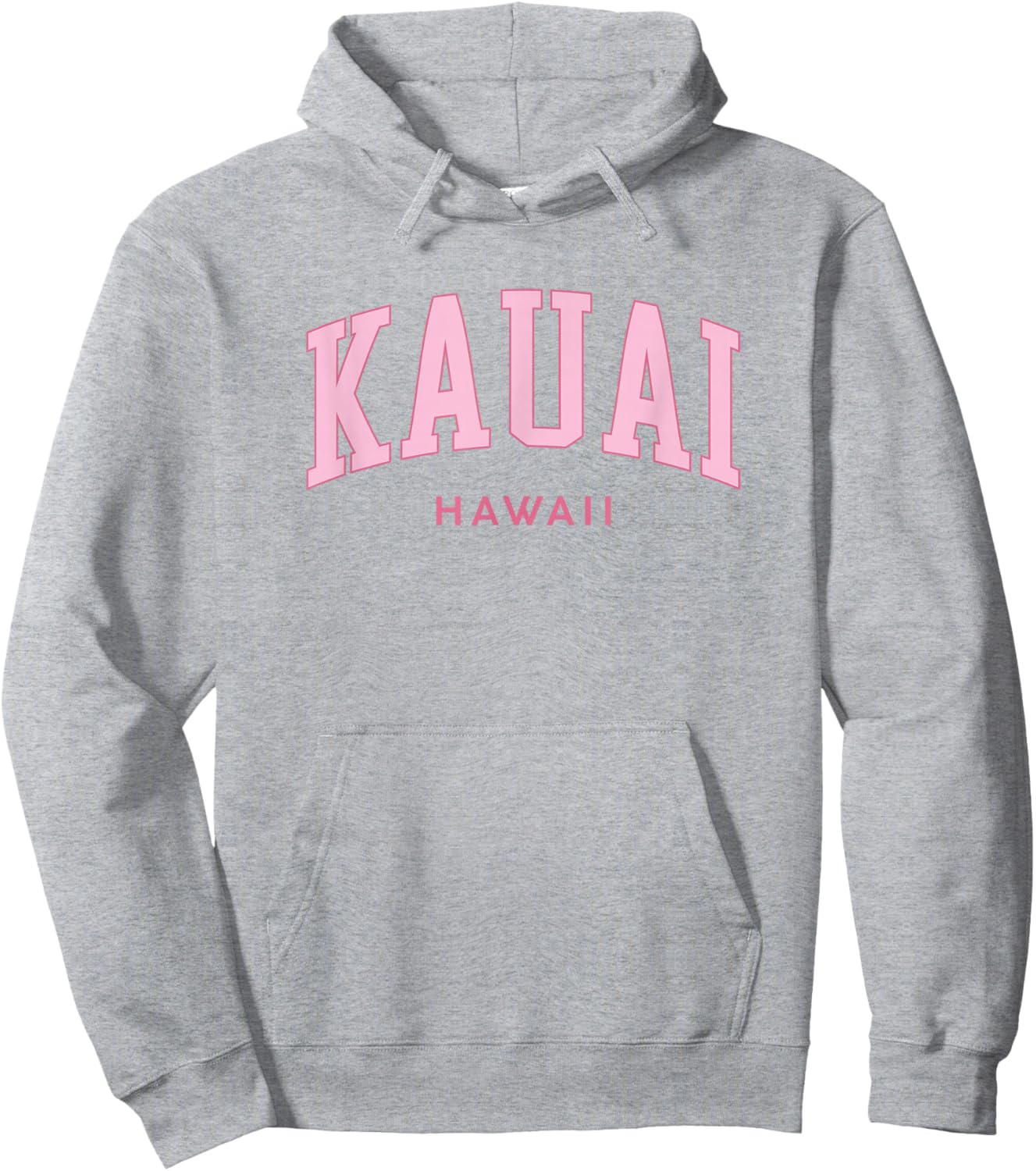 Kauai Hawaii Retro Preppy Throwback Pink Girls Hoodie - Hoodie | Ash