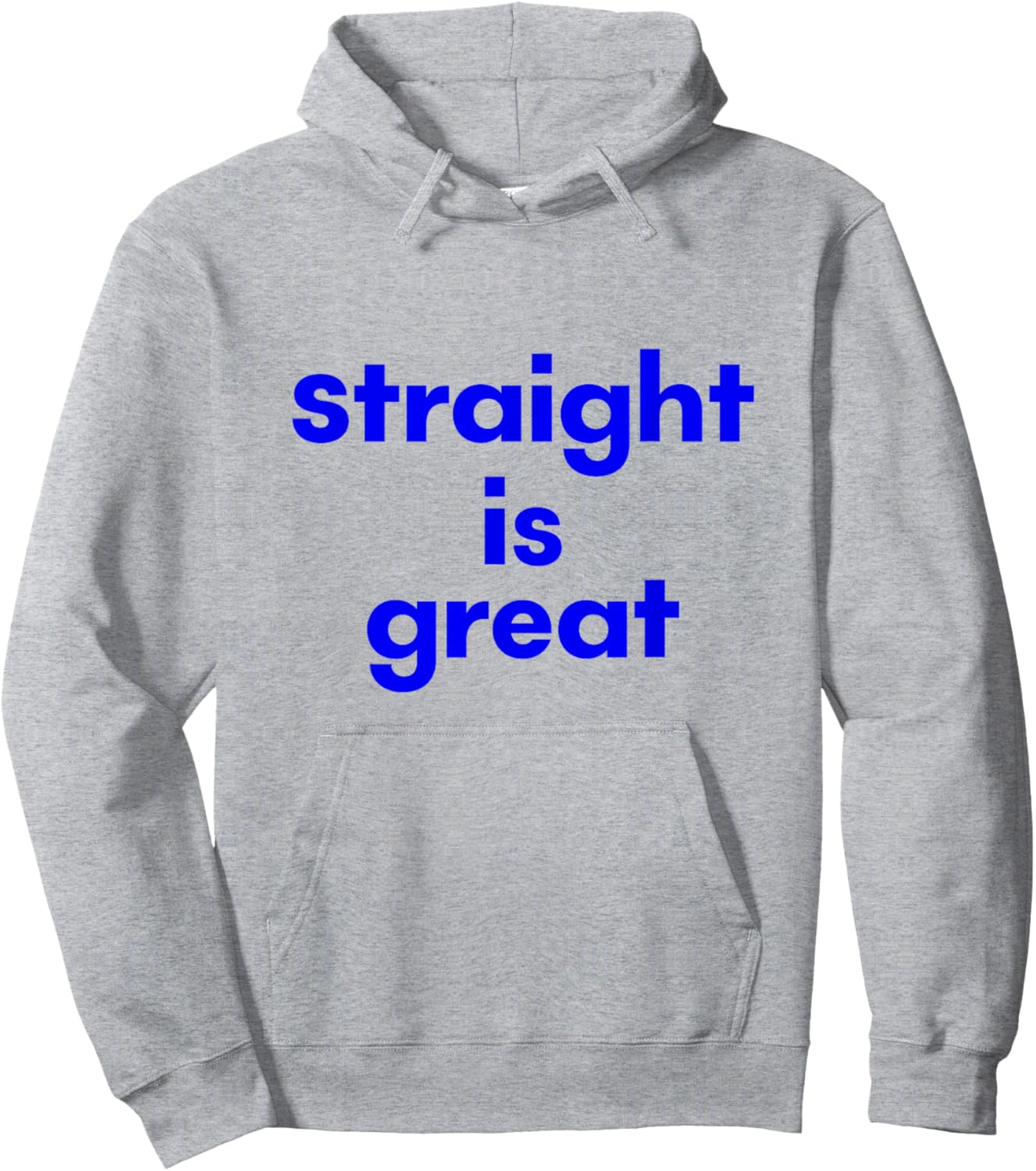 Funny Straight is Great Hoodie - Hoodie | Ash
