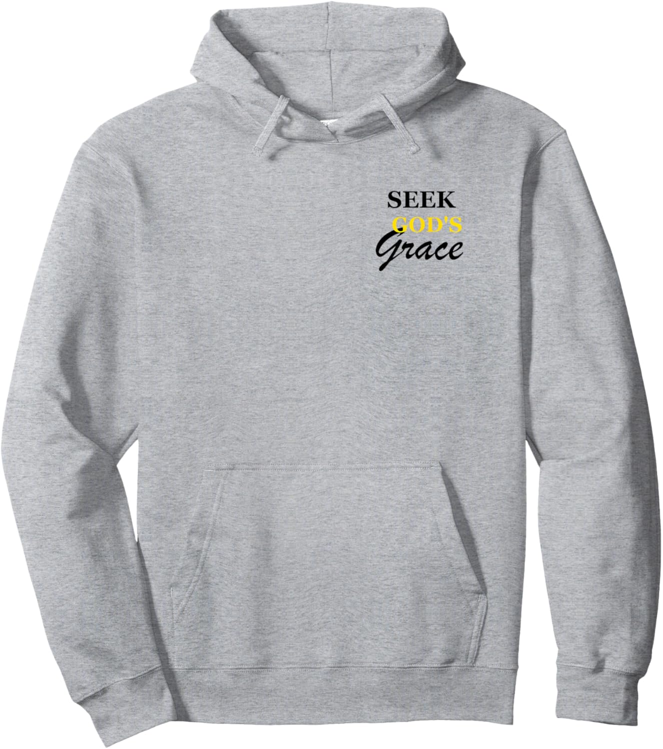Seek God's Grace Hoodie - Hoodie | Ash