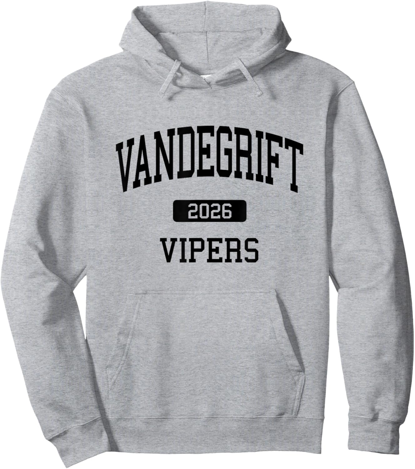 Vandegrift High School Class of 2026 Austin TX Hoodie - Hoodie | Ash