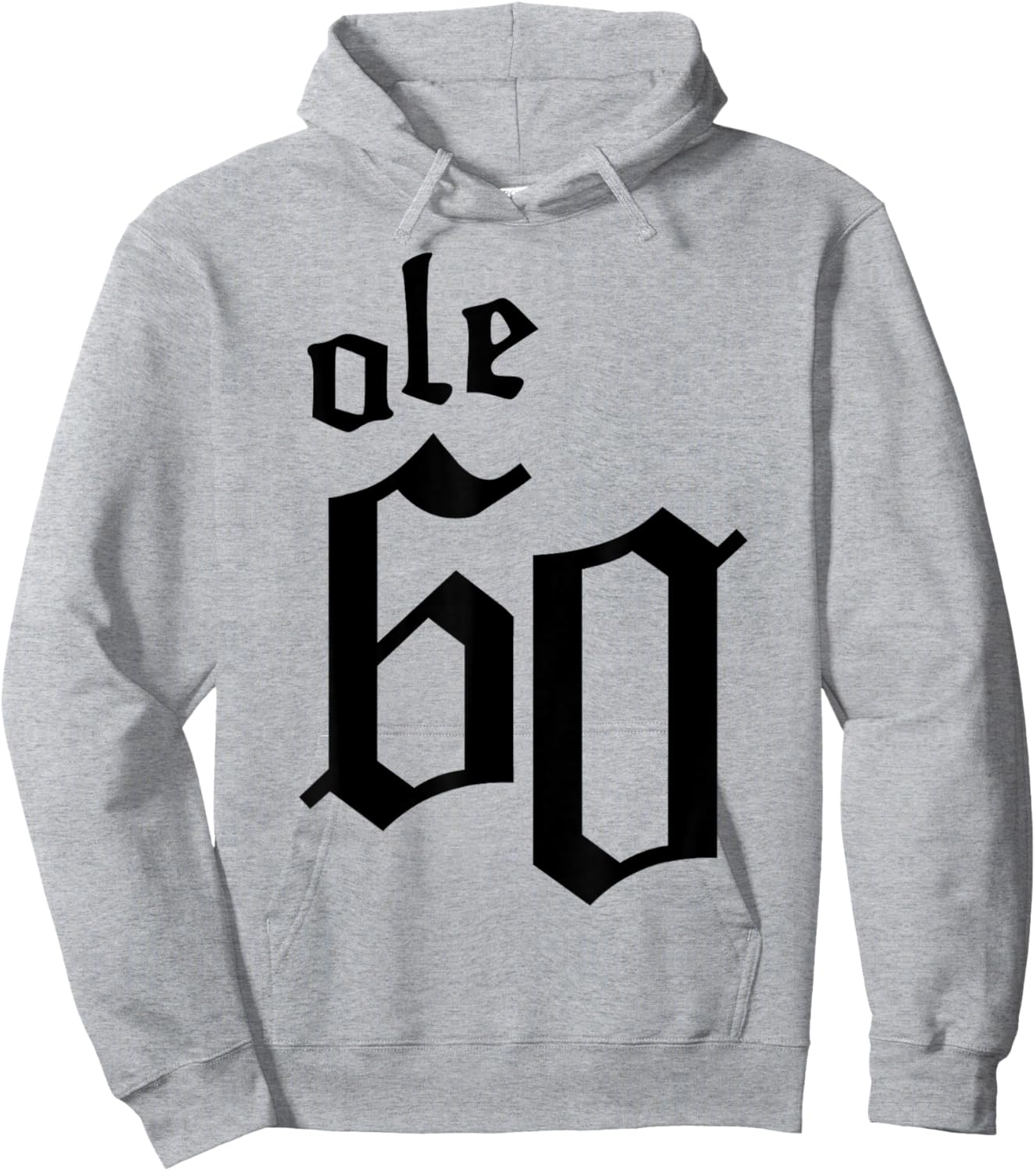 Ole 60 Old English Logo Hoodie - Hoodie | Ash