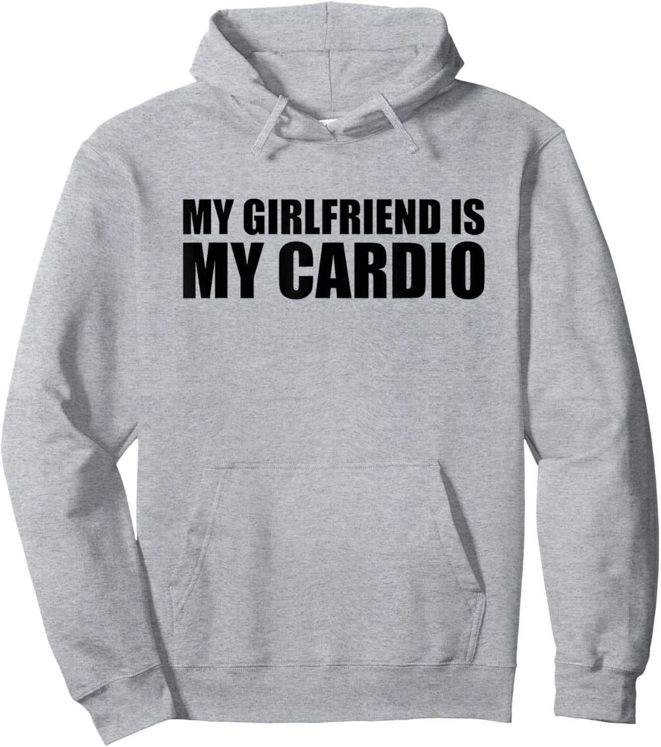 My Girlfriend is My Cardio Hoodie - Hoodie | Ash