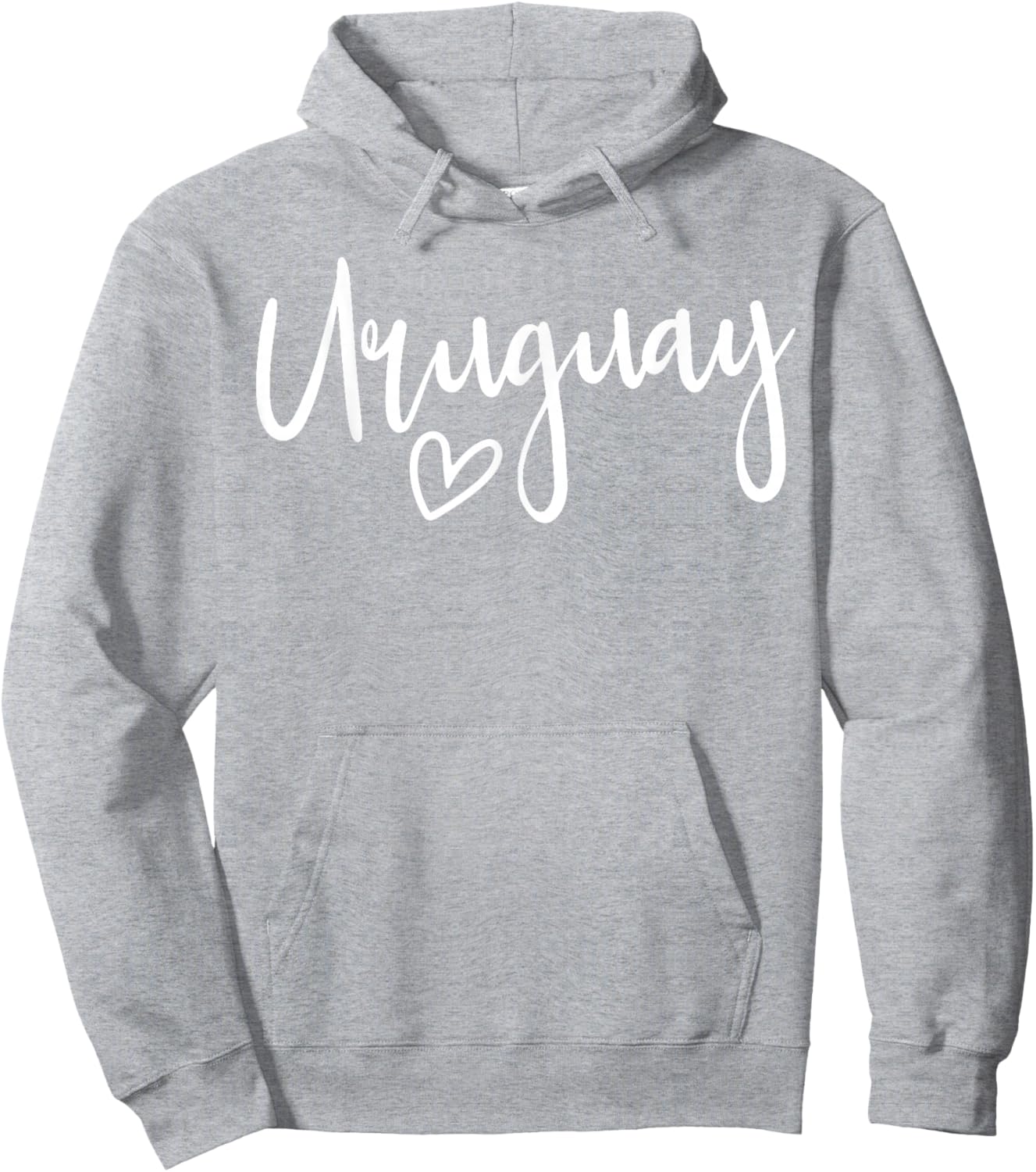 Uruguay Heart Women's Love Uruguay Hoodie - Hoodie | Ash