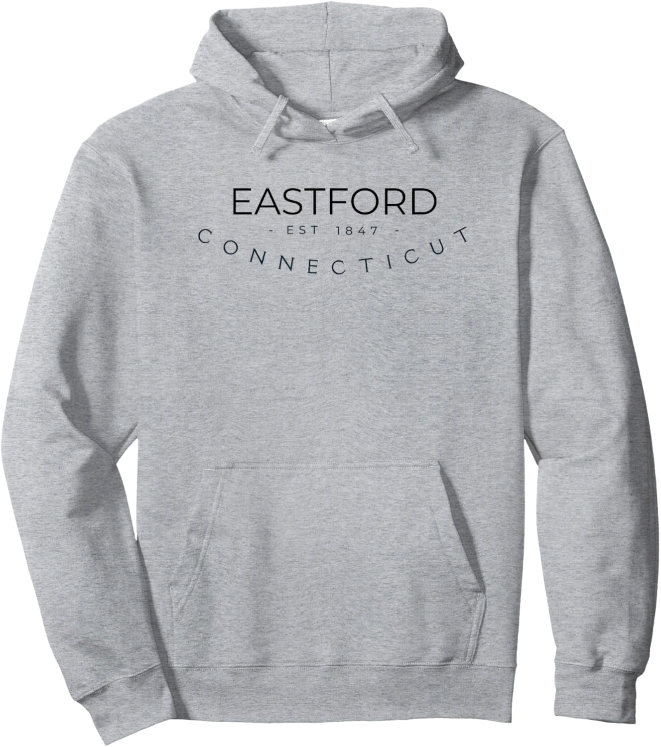 Vintage Eastford Connecticut EST 1847, CT State Hoodie - Hoodie | Ash