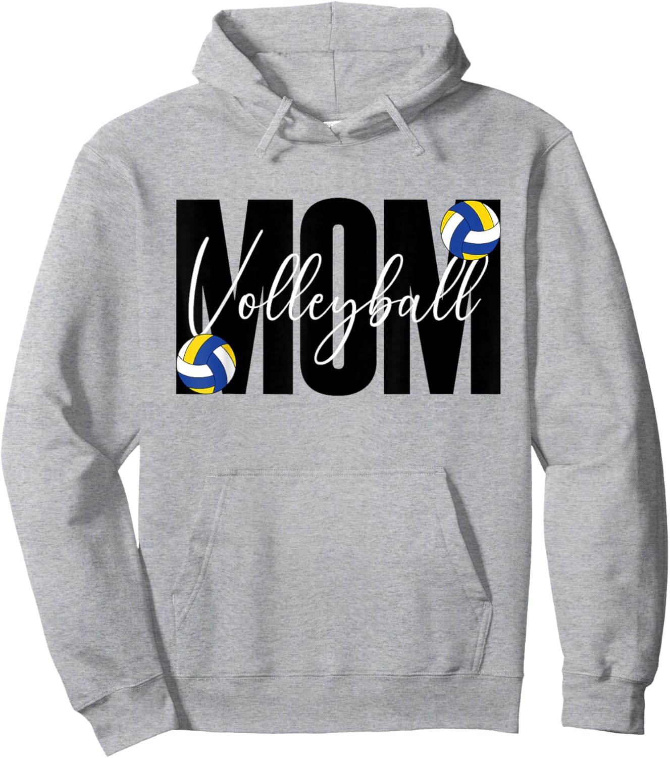 Volleyball Mom Life Sports Hoodie - Hoodie | Ash