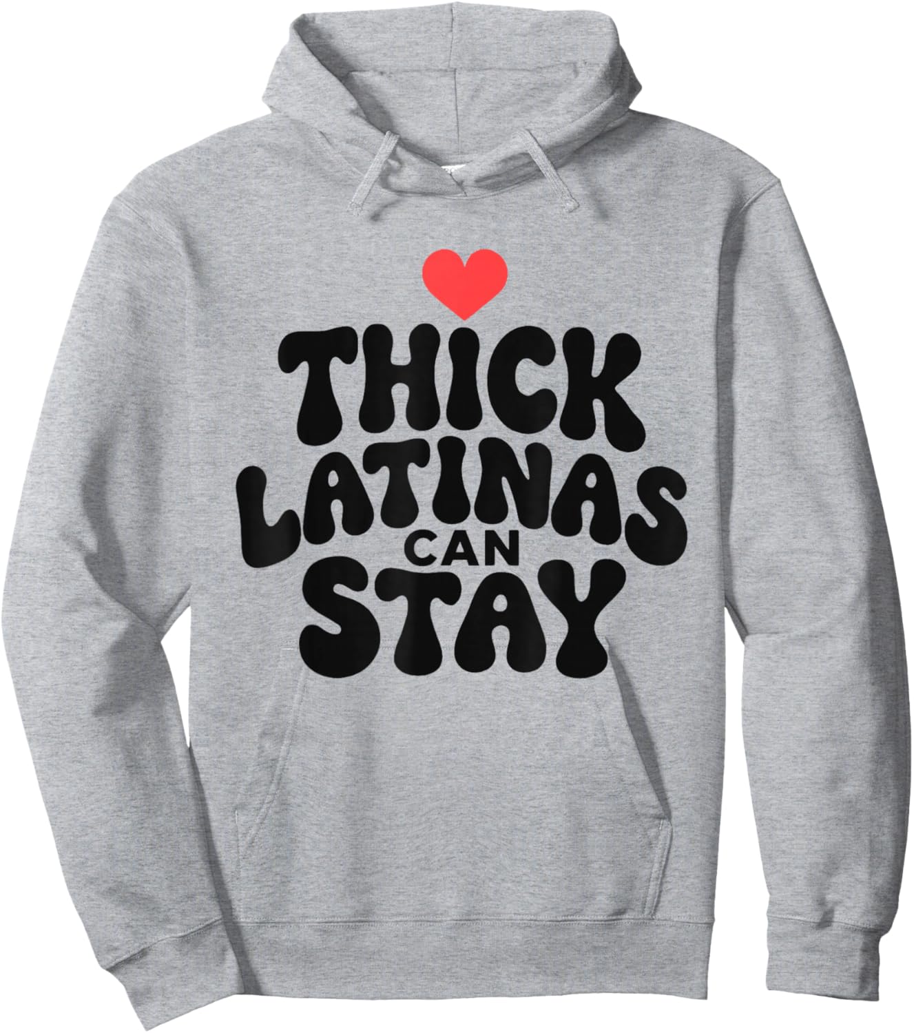 Thick Latinas Can Stay Funny Hoodie - Hoodie | Ash