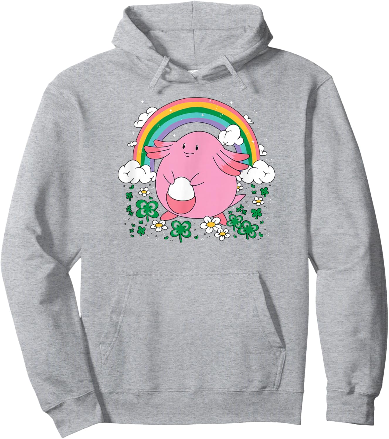 Pokémon - Chansey - St Patrick's Day - Shamrock Hoodie - Hoodie | Ash