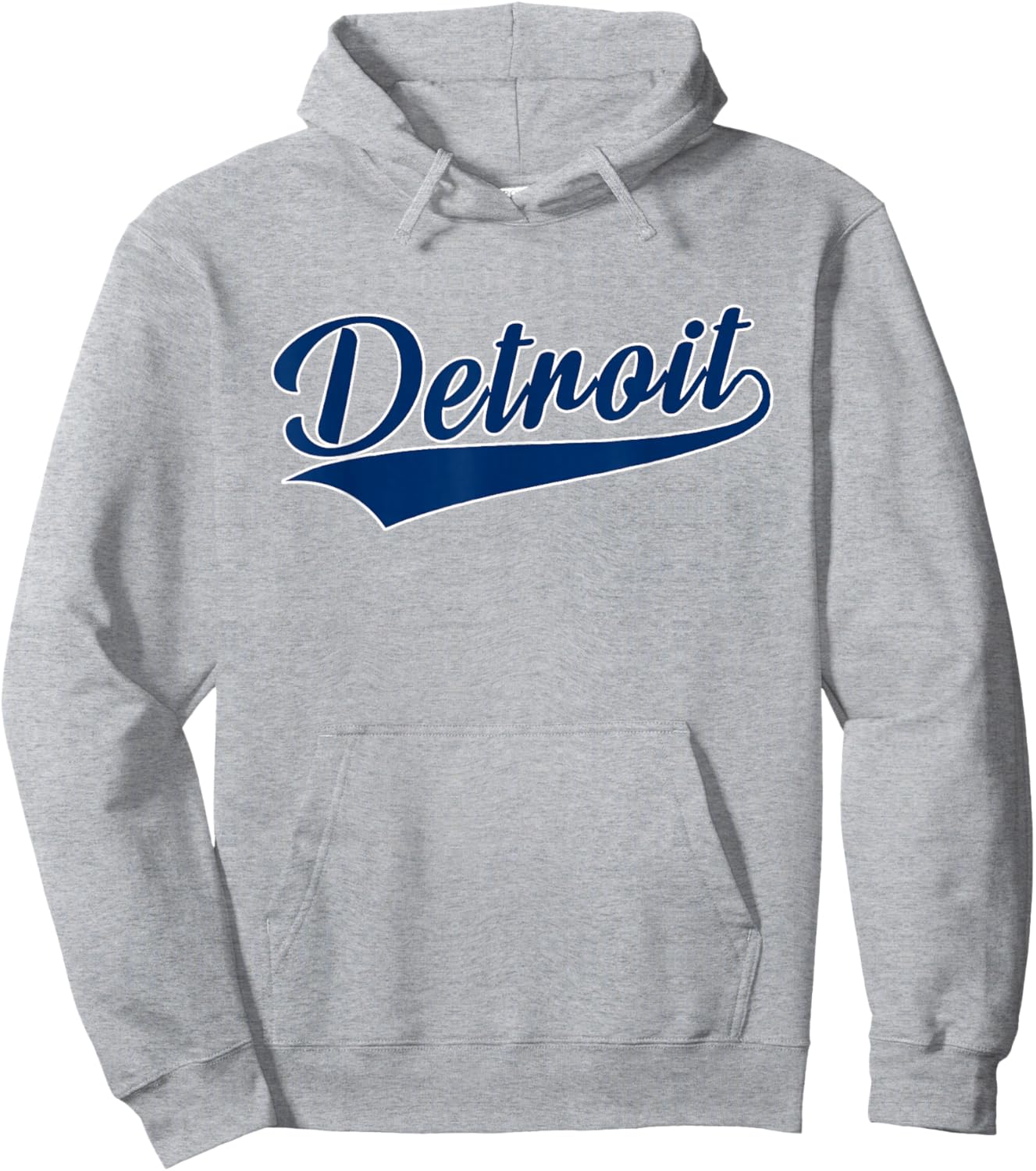 Detroit - Throwback Design - Classic Hoodie - Hoodie | Ash