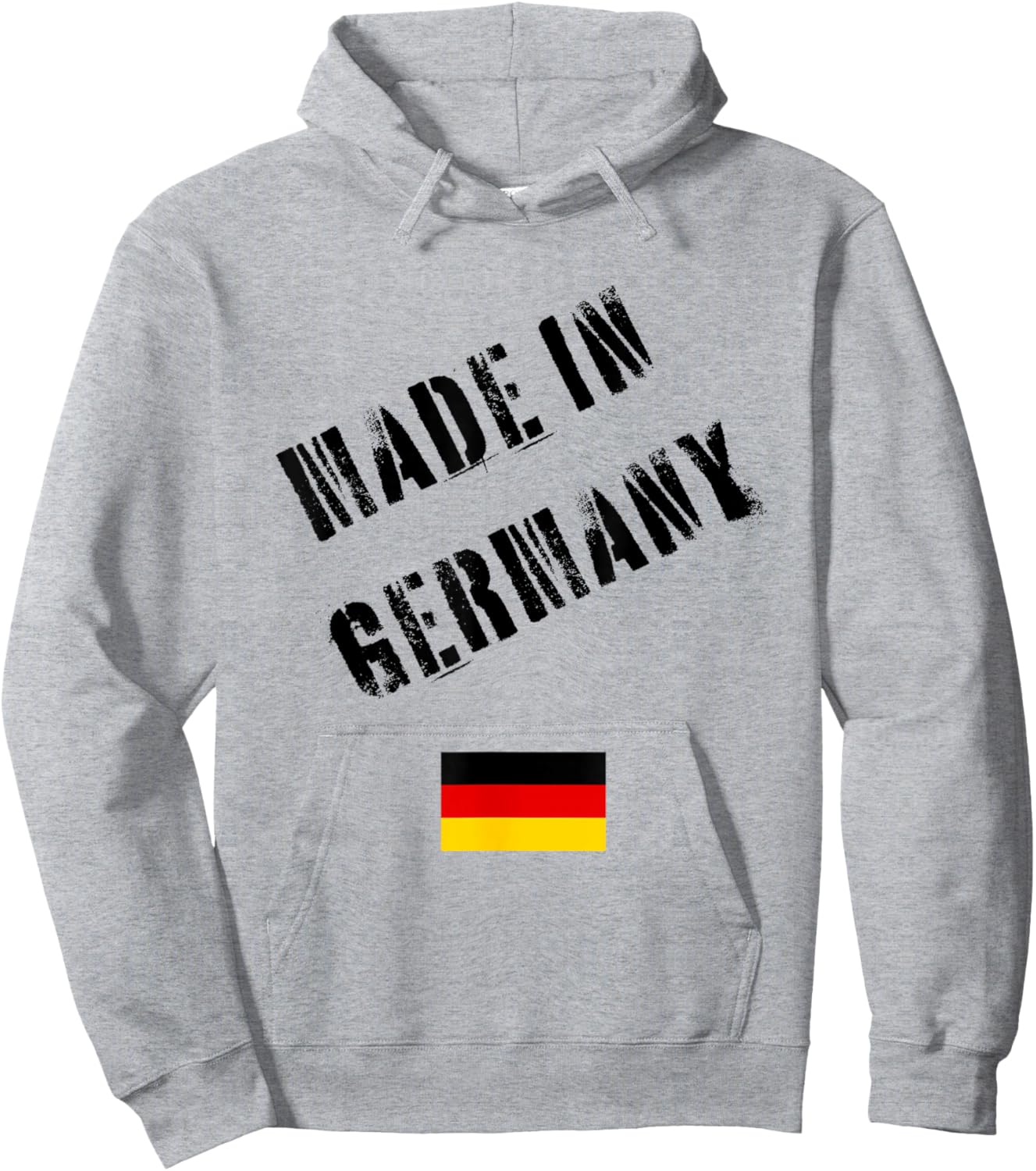 Made in Germany with Flag Funny Hoodie - Hoodie | Ash