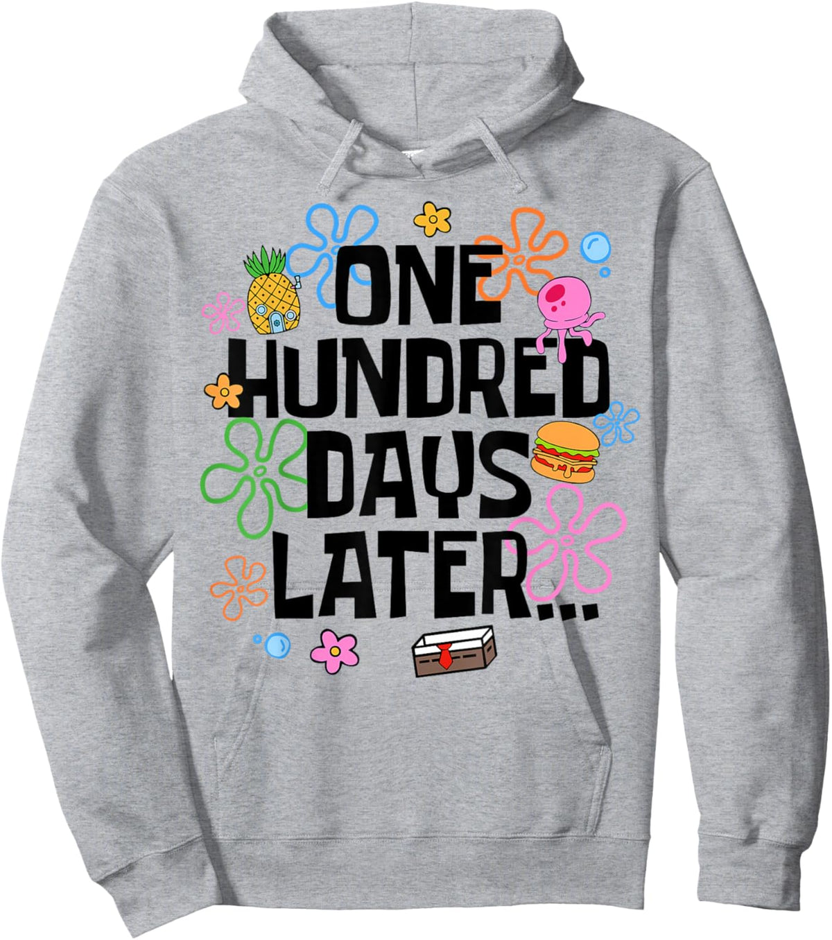 Funny 100th Day Hoodie - Hoodie | Ash