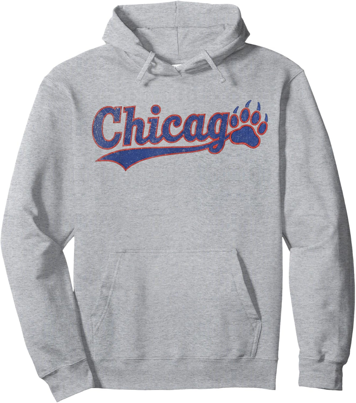 Chicago Retro Vintage Hoodie - Hoodie | Ash
