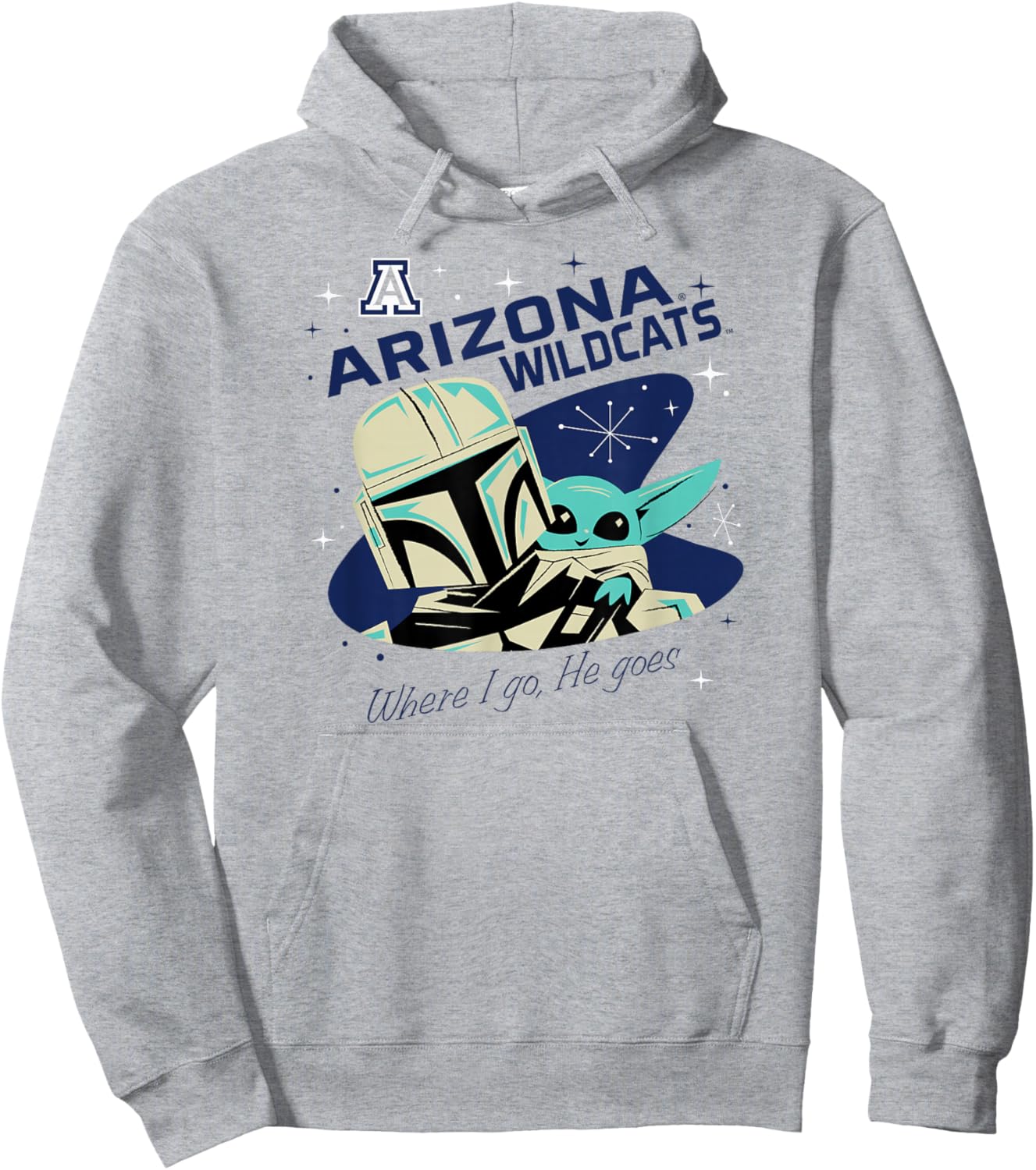 Arizona Wildcats Star Wars Mandalorian Red Hoodie - Hoodie | Ash