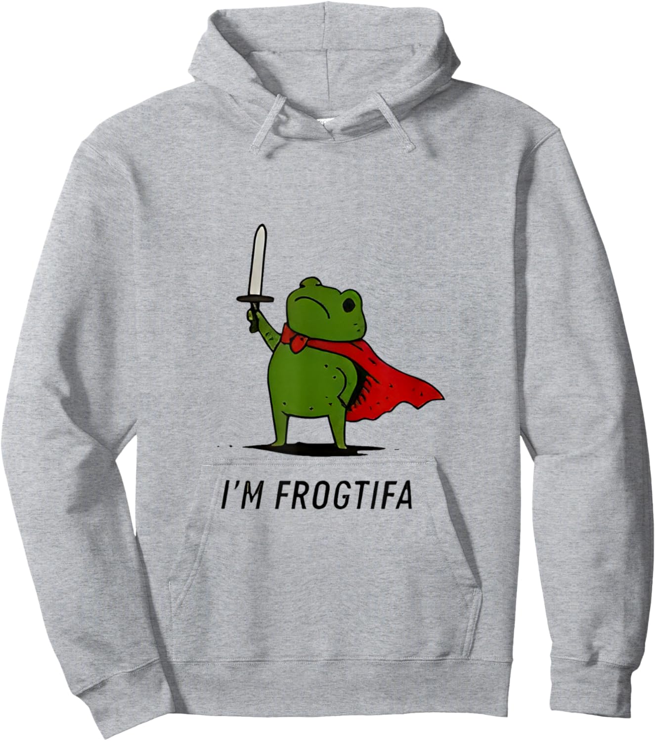 Portland Freedom Frog I'm Frogtifa Hoodie - Hoodie | Ash