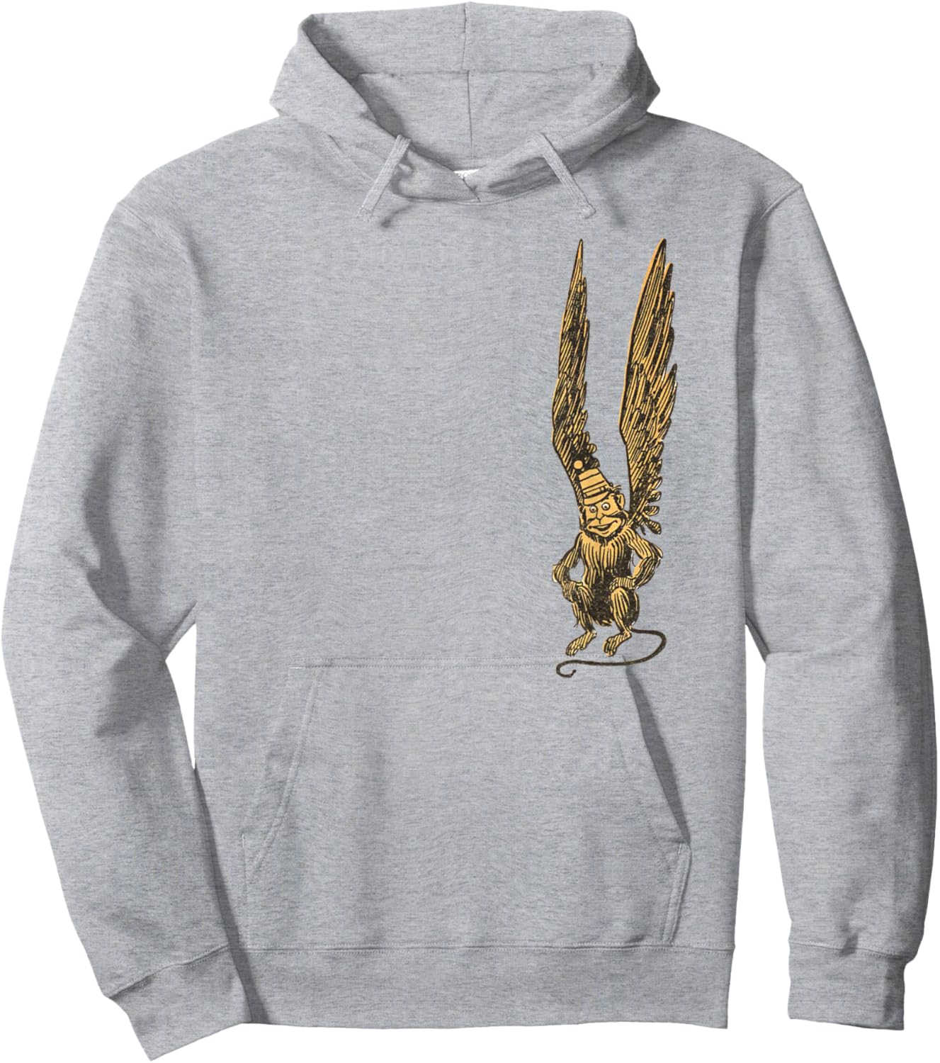 Flying Wizard of oz Monkey Vintage Classic Book Hoodie - Hoodie | Ash