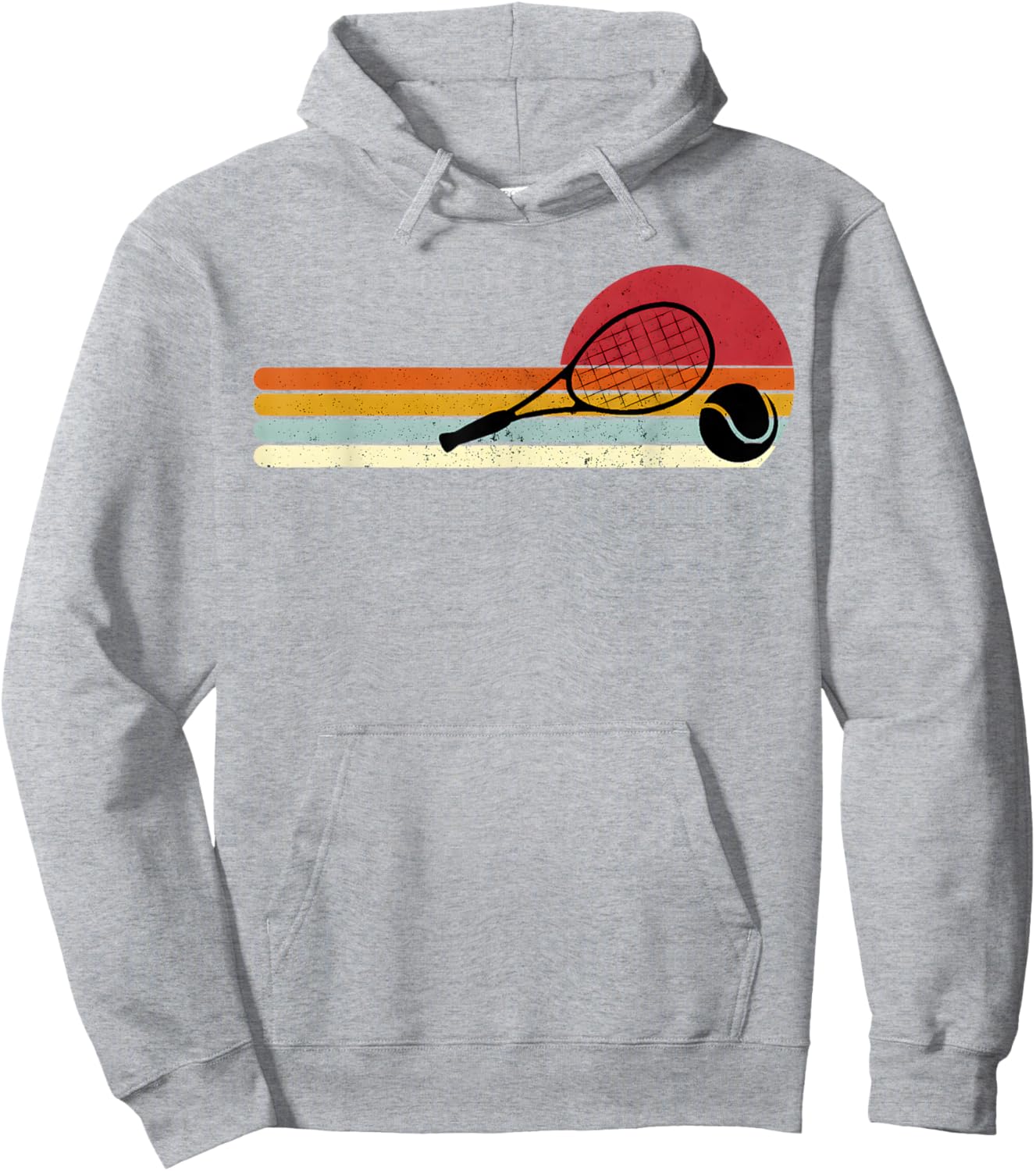 Tennis Sunset Hoodie - Hoodie | Ash