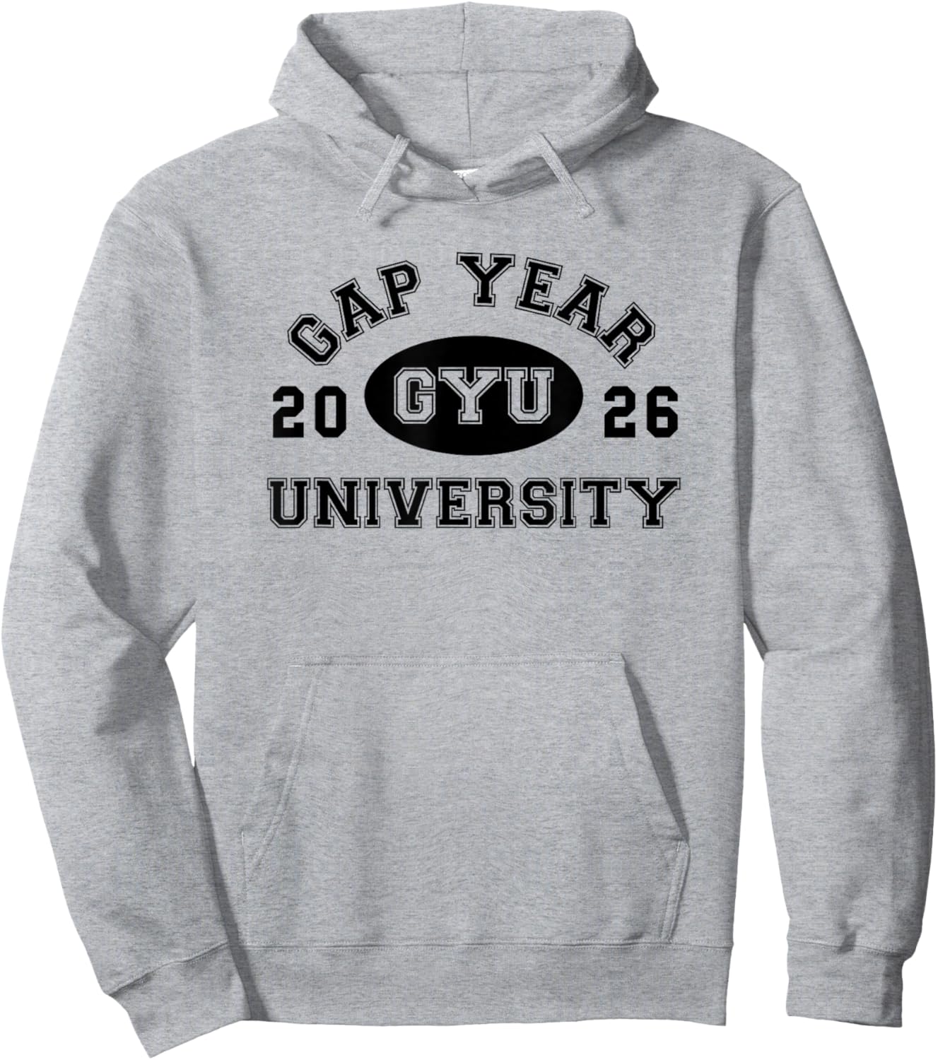 Funny GYU Gap Year University 2026 College Hoodie - Hoodie | Ash