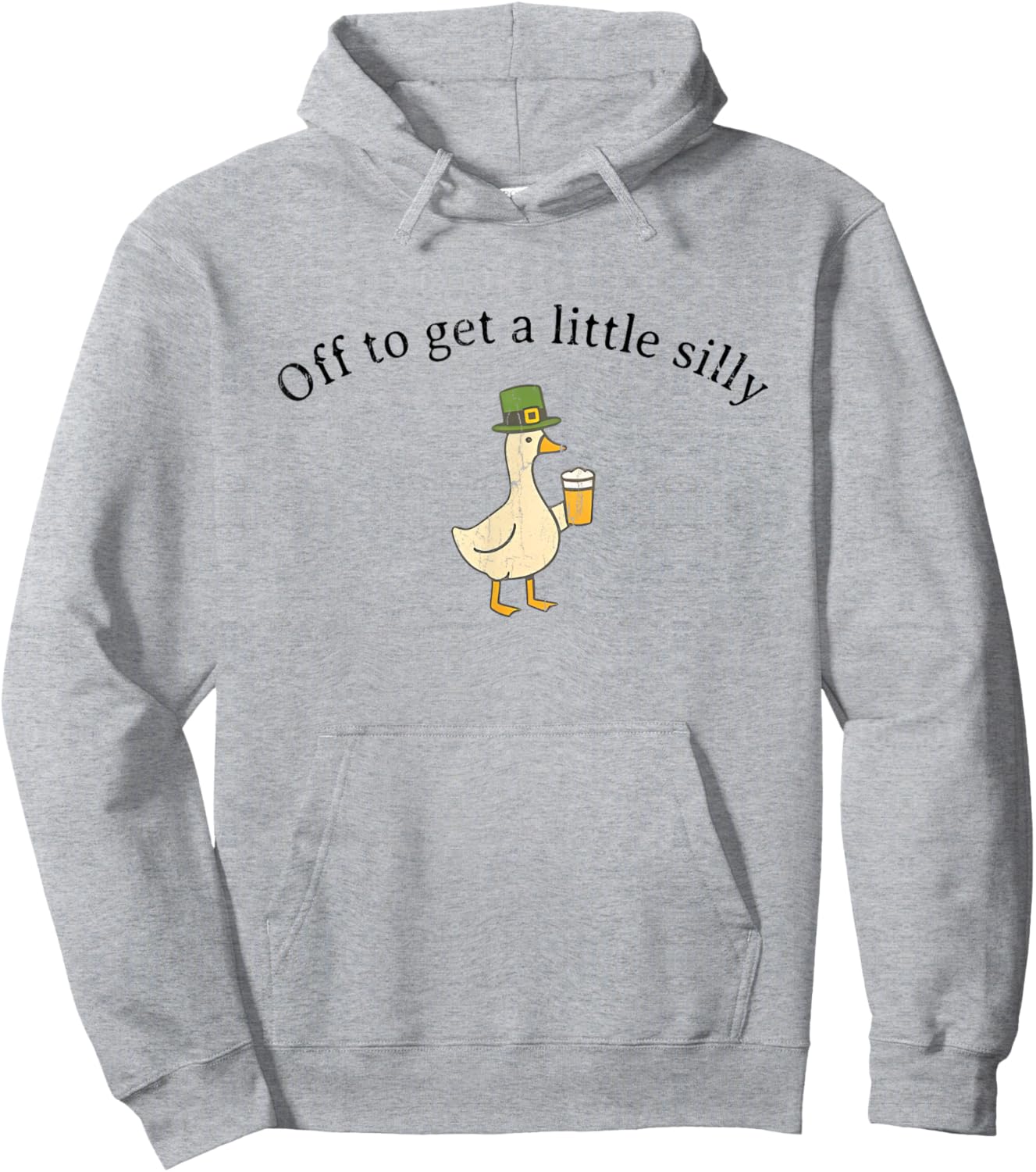 Off to Get A Little Silly, St Patricks Day Hoodie - Hoodie | Ash