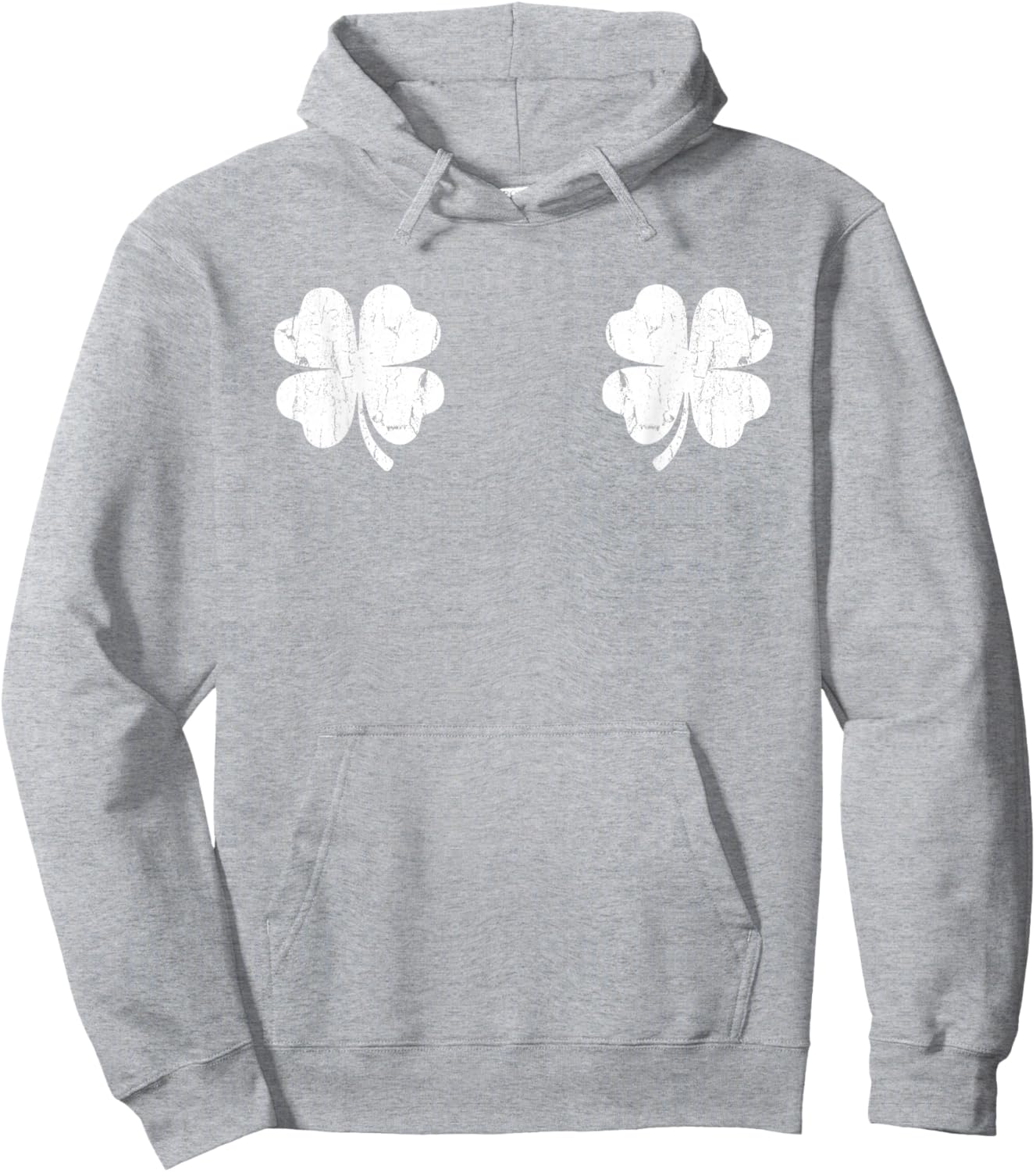Shamrock Inspector Funny St Patricks Day Couple Hoodie - Hoodie | Ash