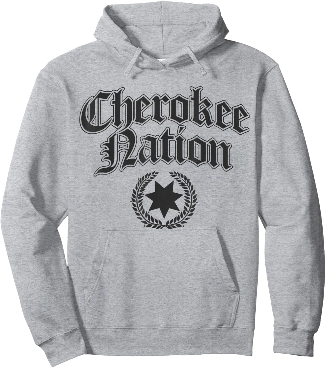 Cherokee Nation Native American Hoodie - Hoodie | Ash