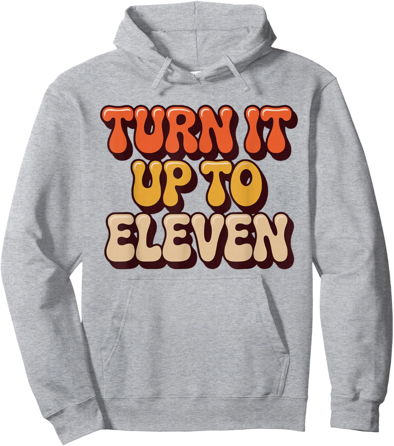 Turn It Up to Eleven Vintage Look Hoodie - Hoodie | Ash