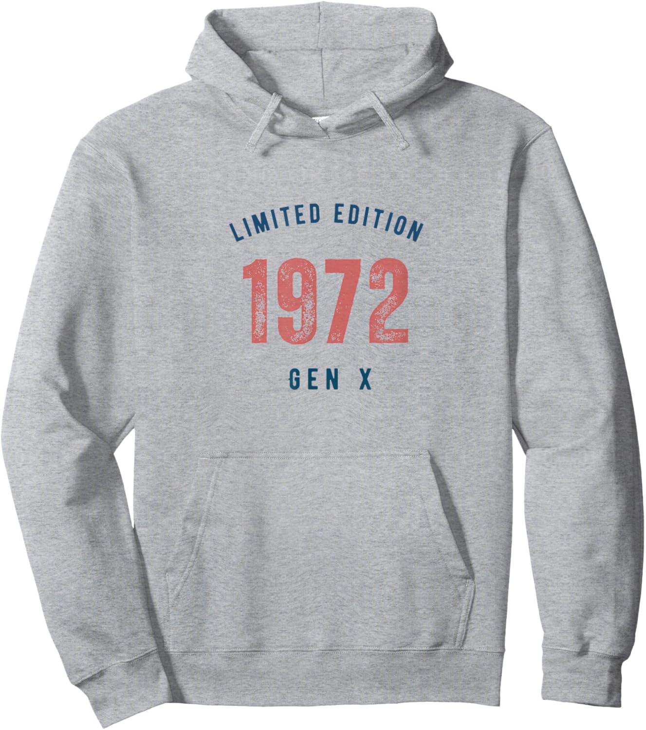 Limited Edition 1972 Gen X Design Hoodie - Hoodie | Ash