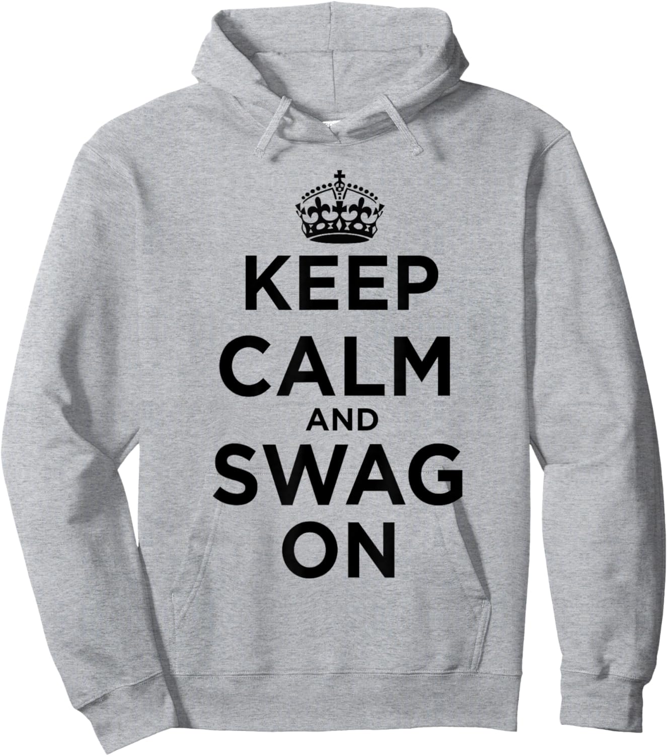 Keep Calm and Swag On Pink Hoodie - Hoodie | Ash
