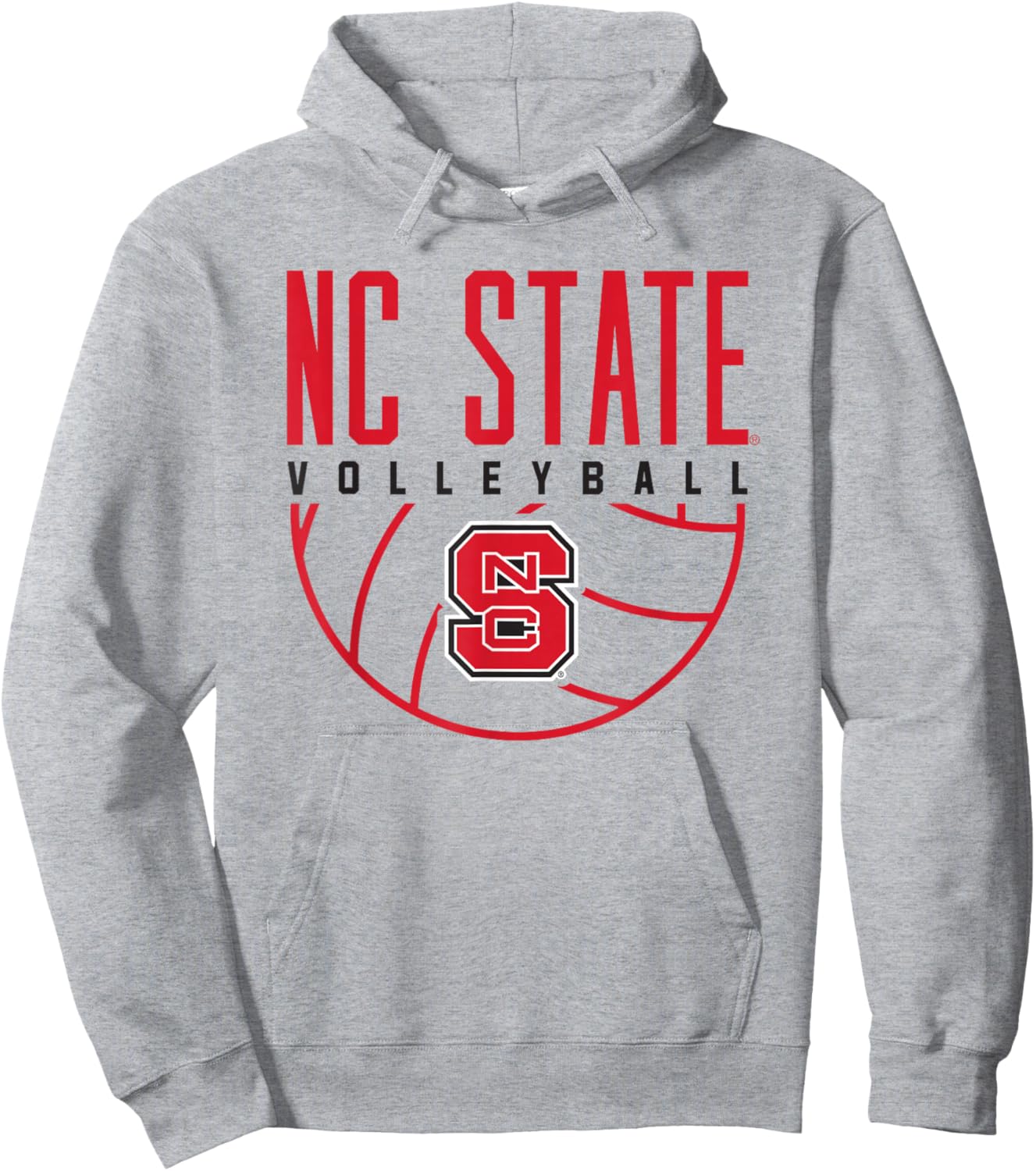 NC State Wolfpack Volleyball Hoodie - Hoodie | Ash