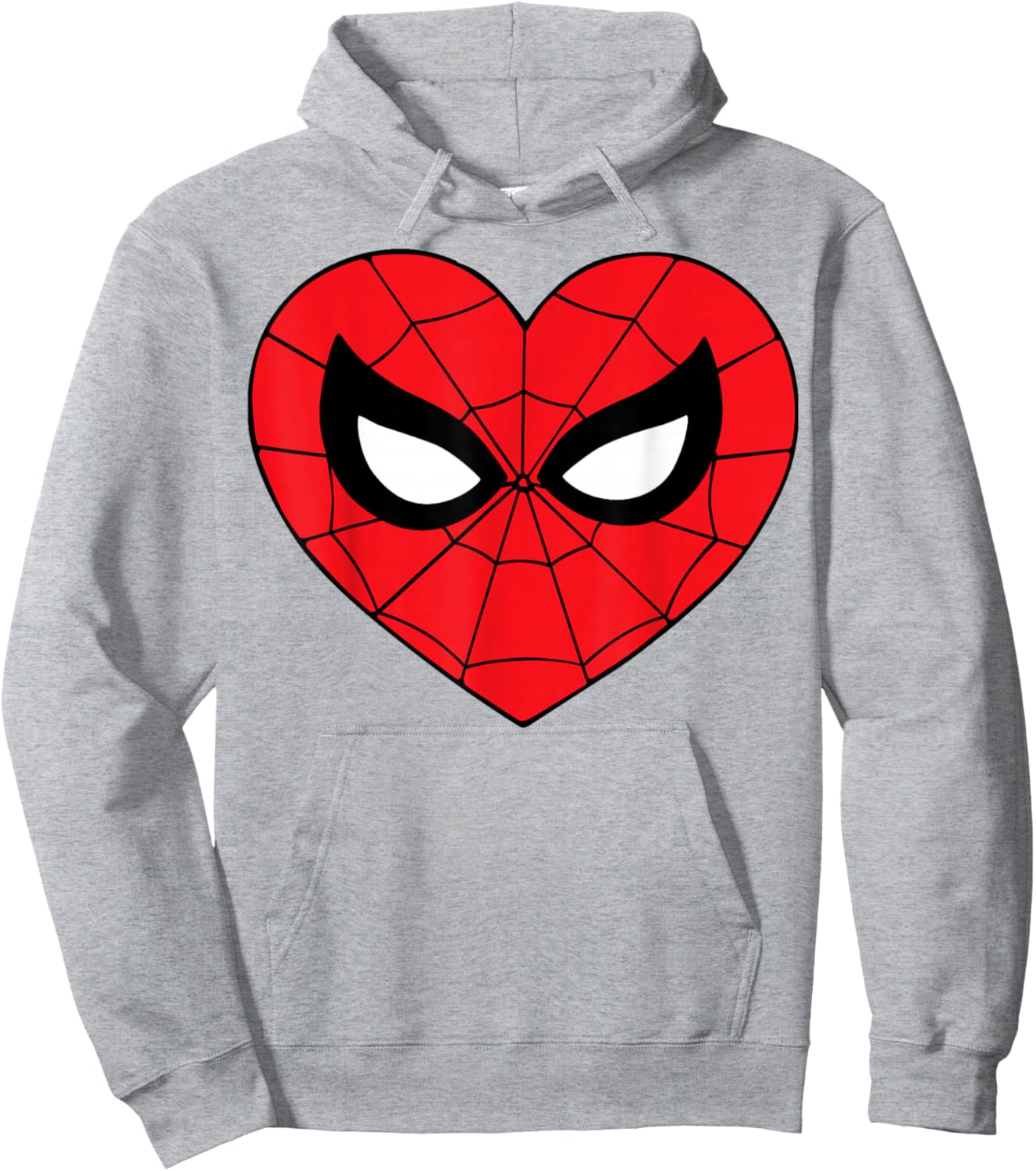Marvel Comics Spider-Man Heart-Shaped Mask Hoodie - Hoodie | Ash