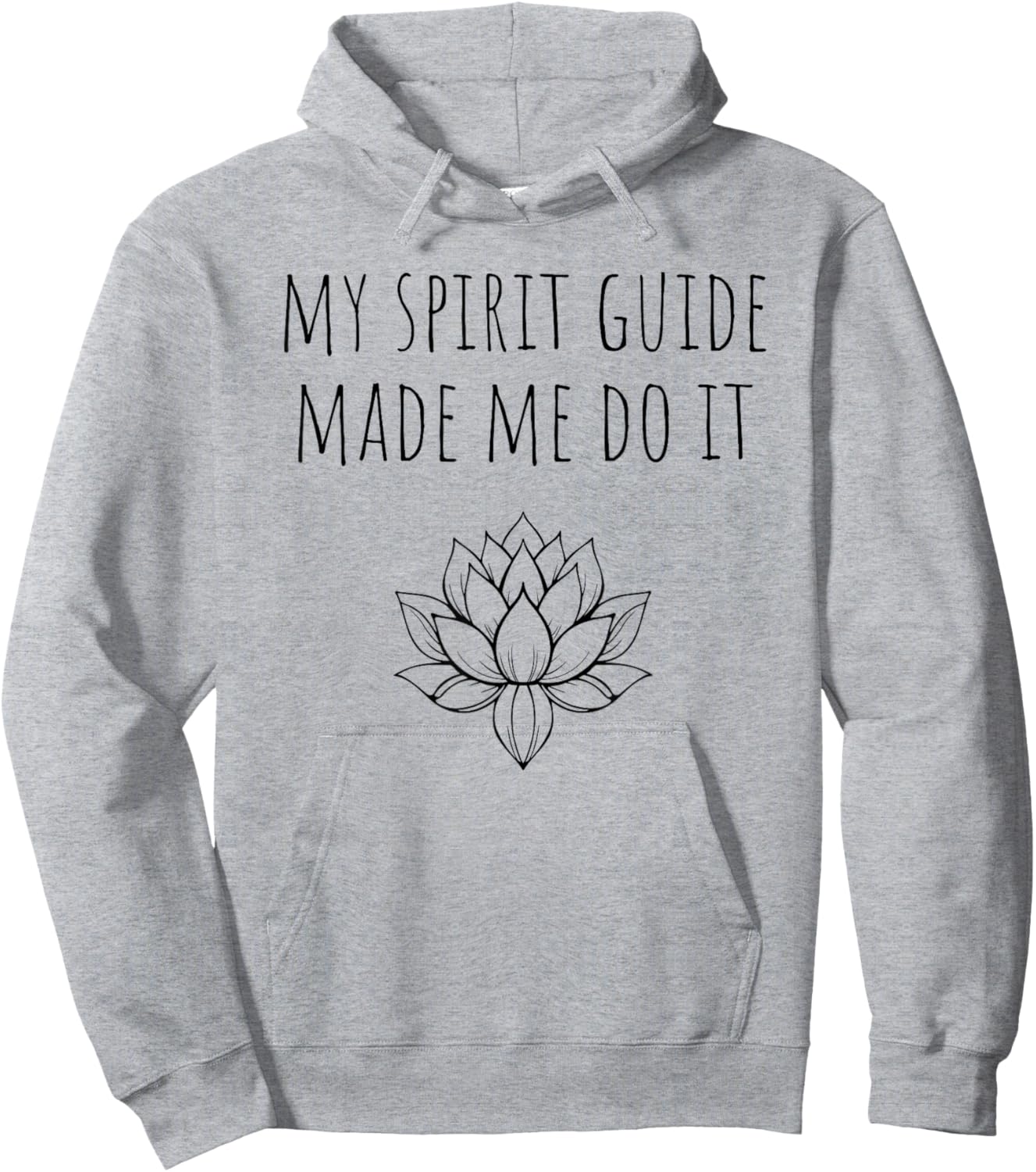 Reiki Lotus Spirit Guide Hoodie - Hoodie | Ash