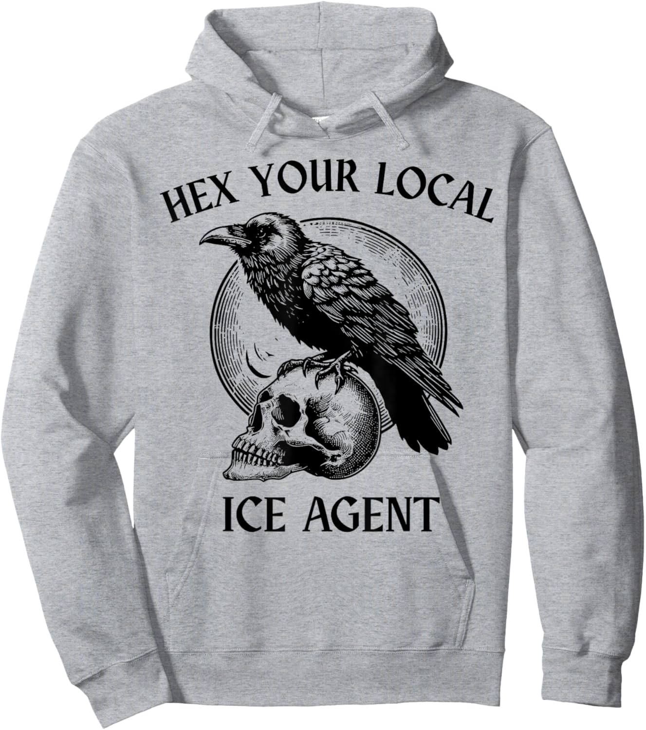 Hex Your Local ICE Agent Hoodie - Hoodie | Ash