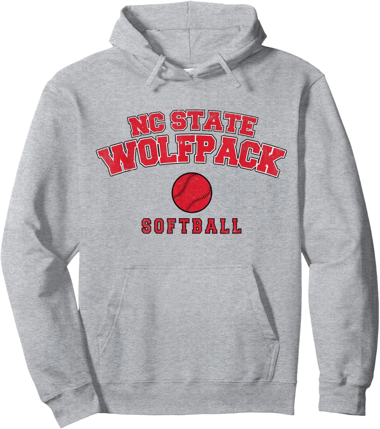 NC State Wolfpack Softball Hoodie - Hoodie | Ash