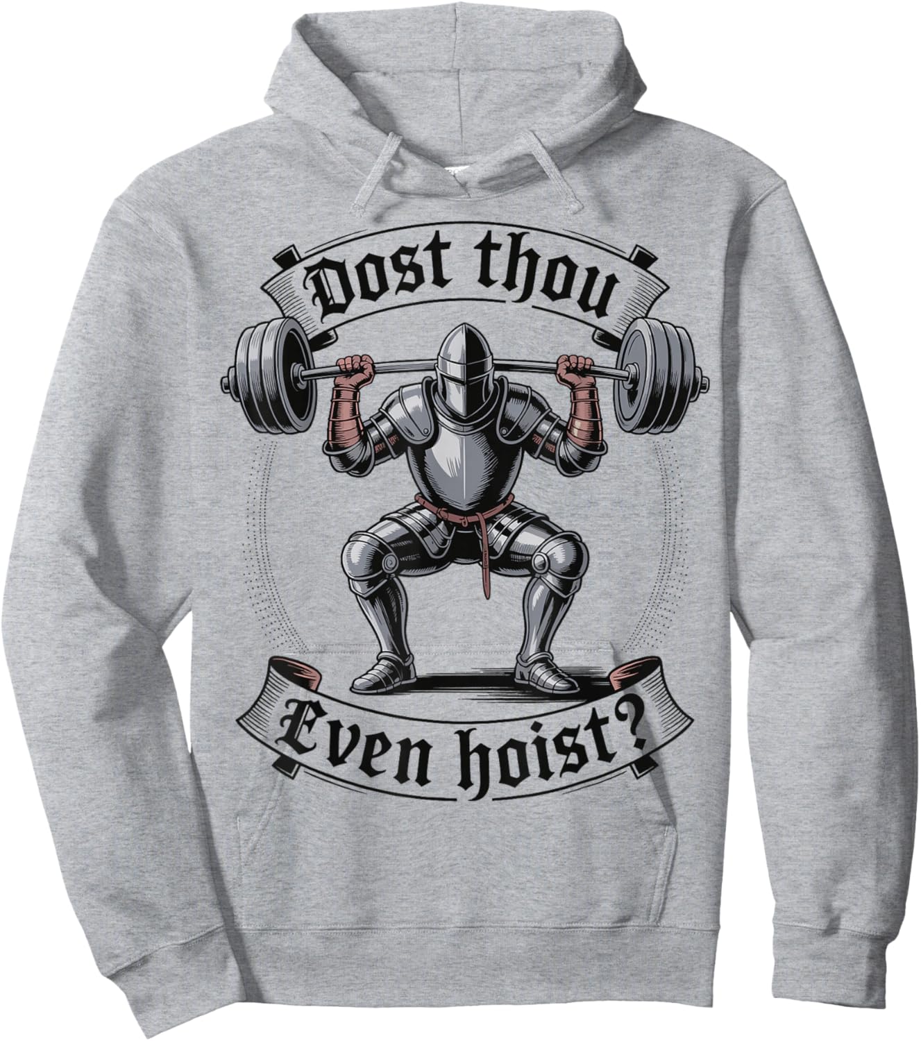 Dost Thou Even Hoist? Hoodie - Hoodie | Ash