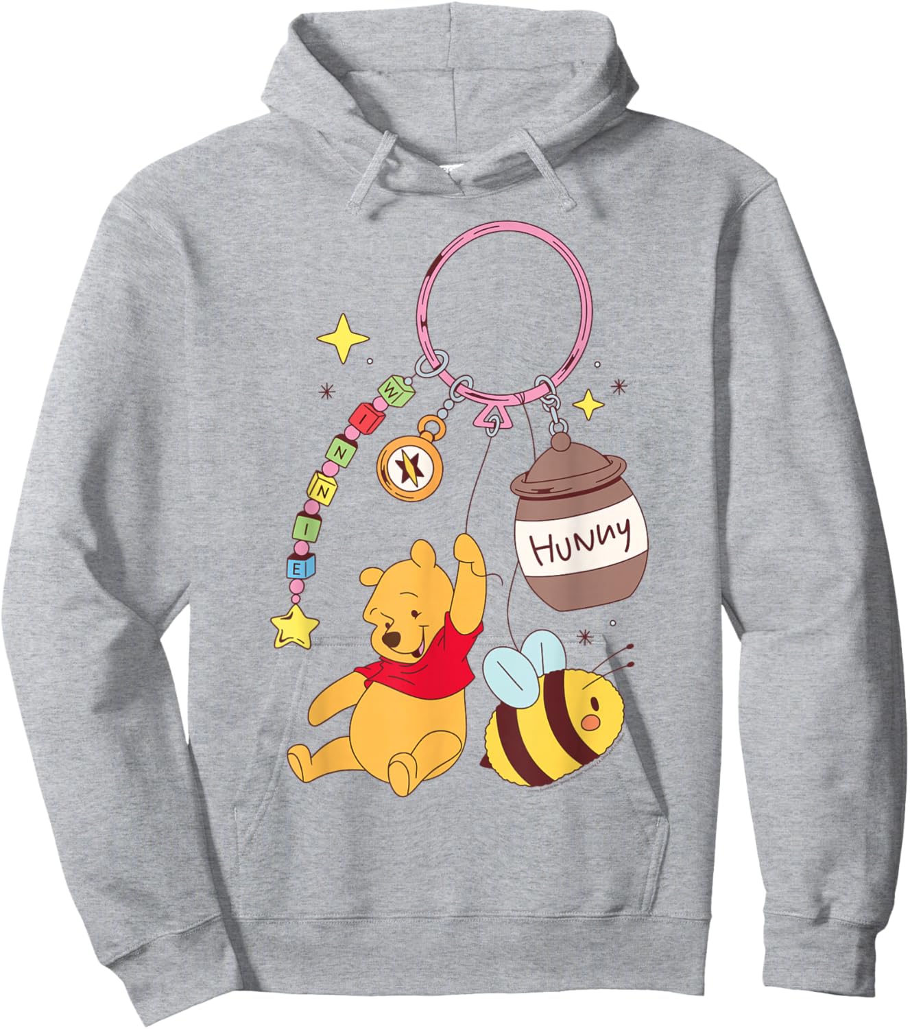 Disney Winnie The Pooh Fashion Bag Charm Hoodie - Hoodie | Ash