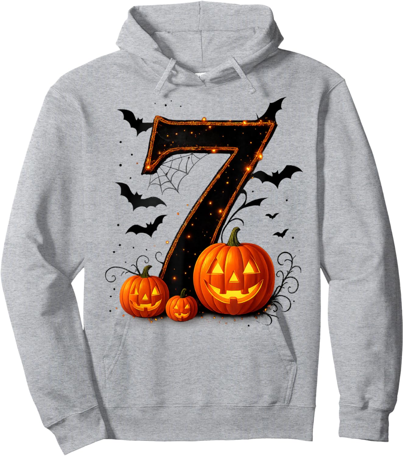 Fun Six Seven 6 7 Meme Design Couples Halloween Hoodie - Hoodie | Ash