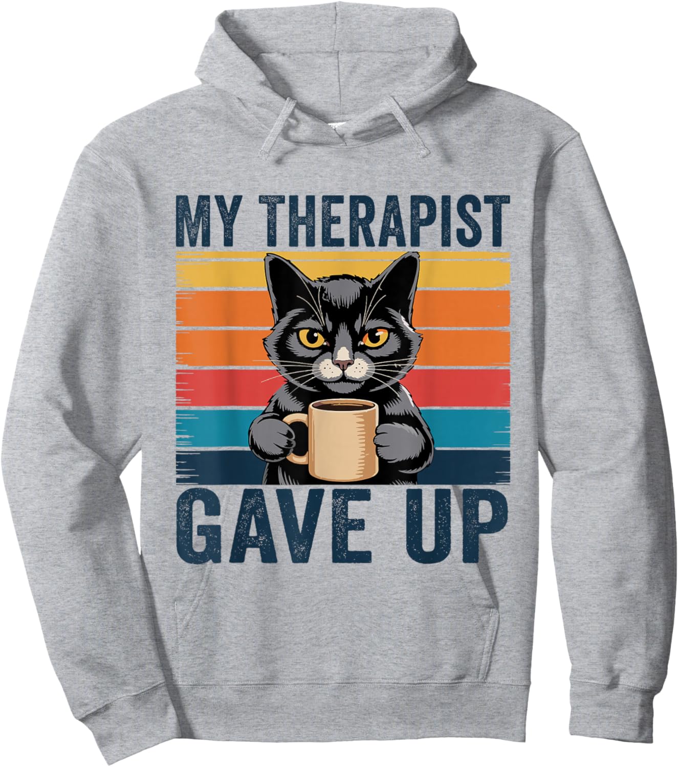 My Therapist gave up Hoodie - Hoodie | Ash