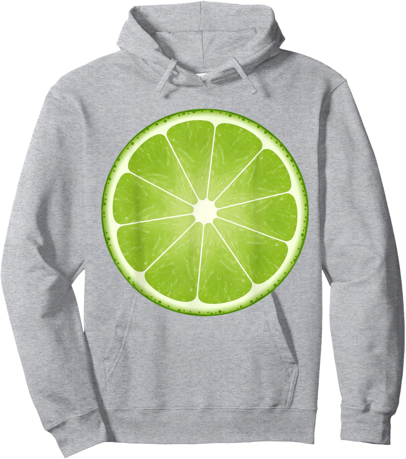 Lime Slice Costume Halloween Fruit Salad Lover Hoodie - Hoodie | Ash