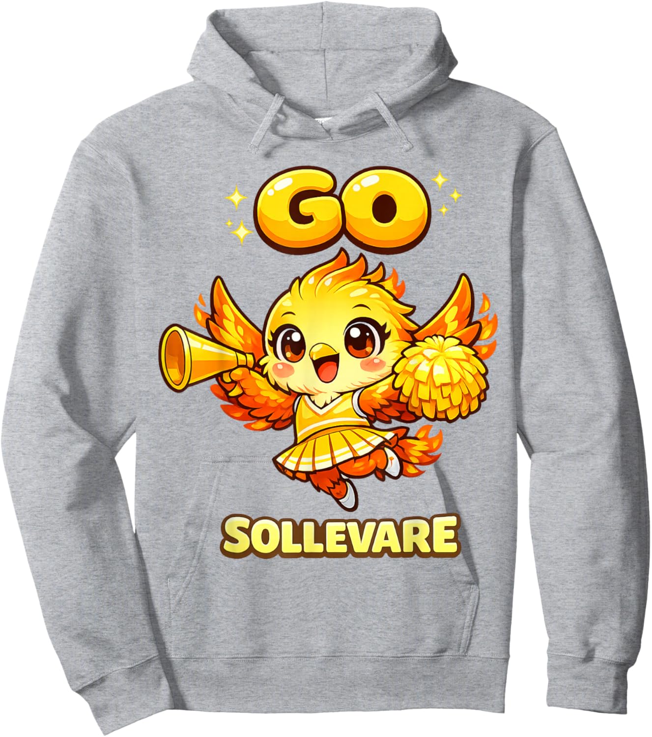 GO SOLLEVARE House of Uplifting, RCA School Hoodie - Hoodie | Ash