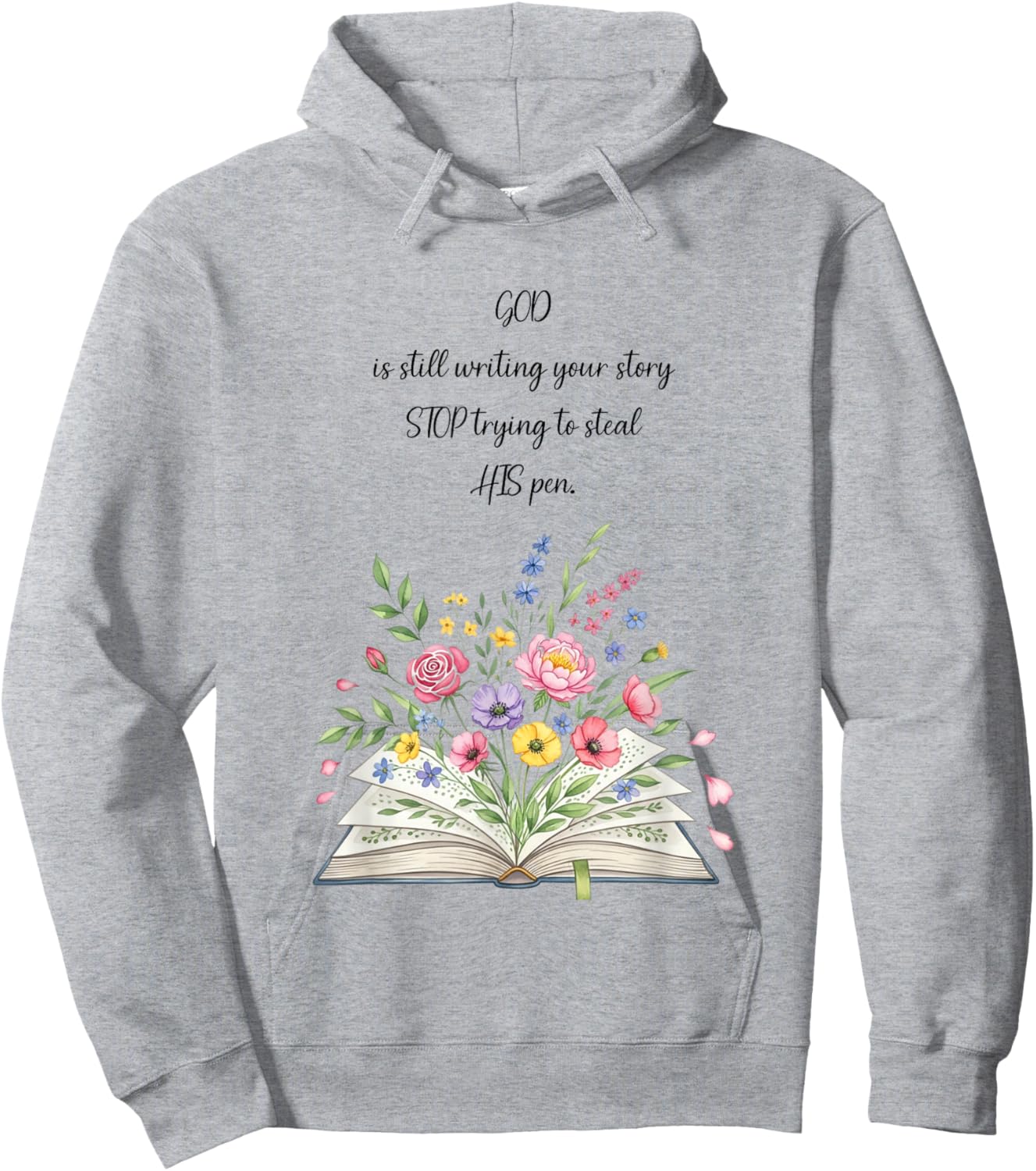 God Still Writing Hoodie - Hoodie | Ash