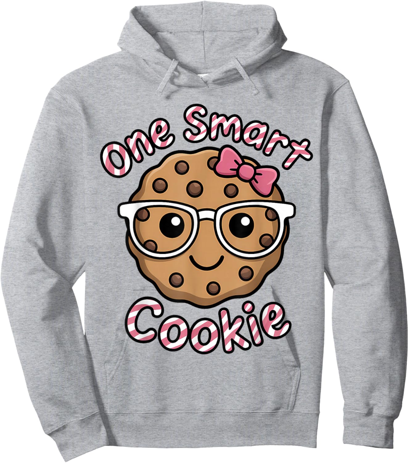 One Smart Cookie Funny Chocolate Chip Cookie Hoodie - Hoodie | Ash